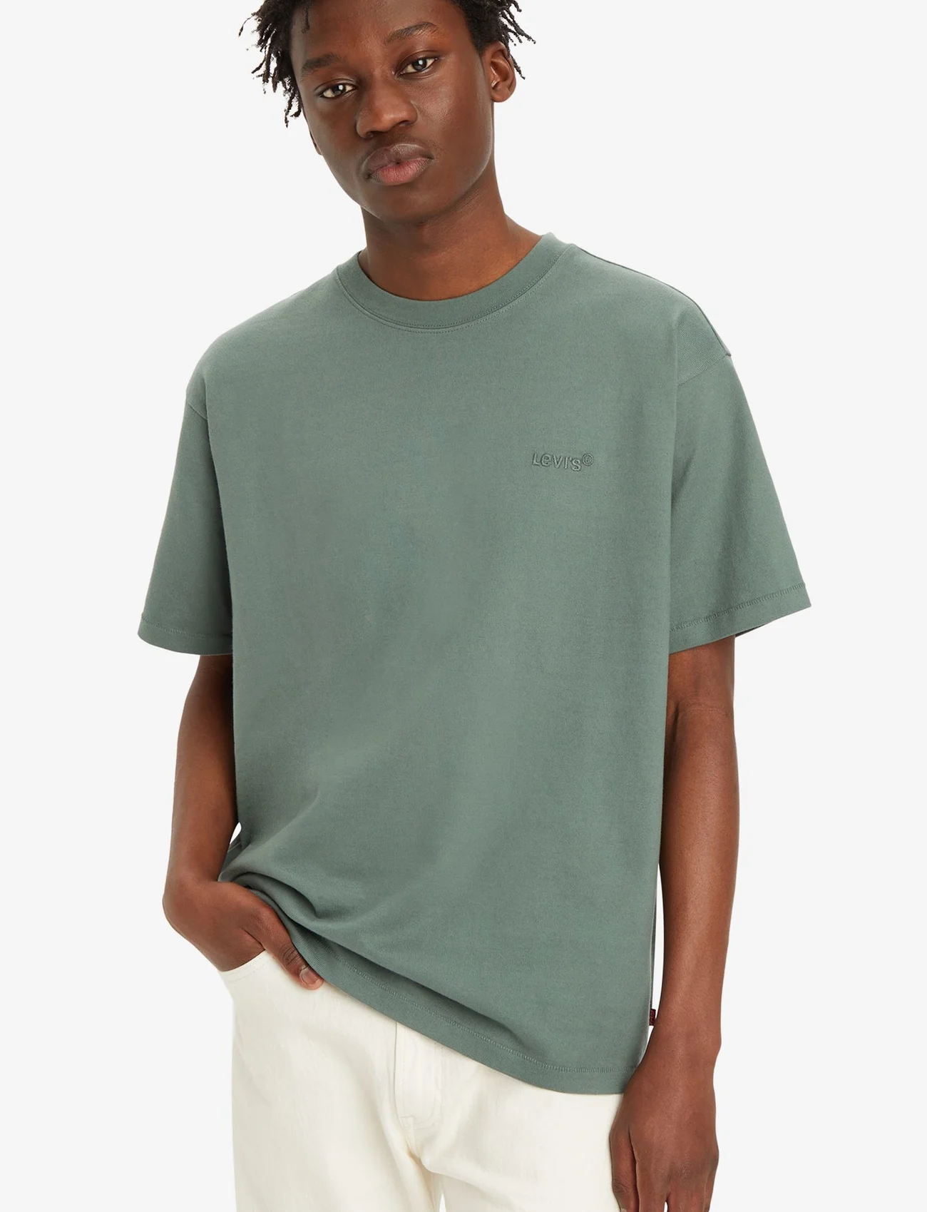 LEVI´S Men - RED TAB VINTAGE TEE DARK FORES - kortärmade t-shirts - greens - 0