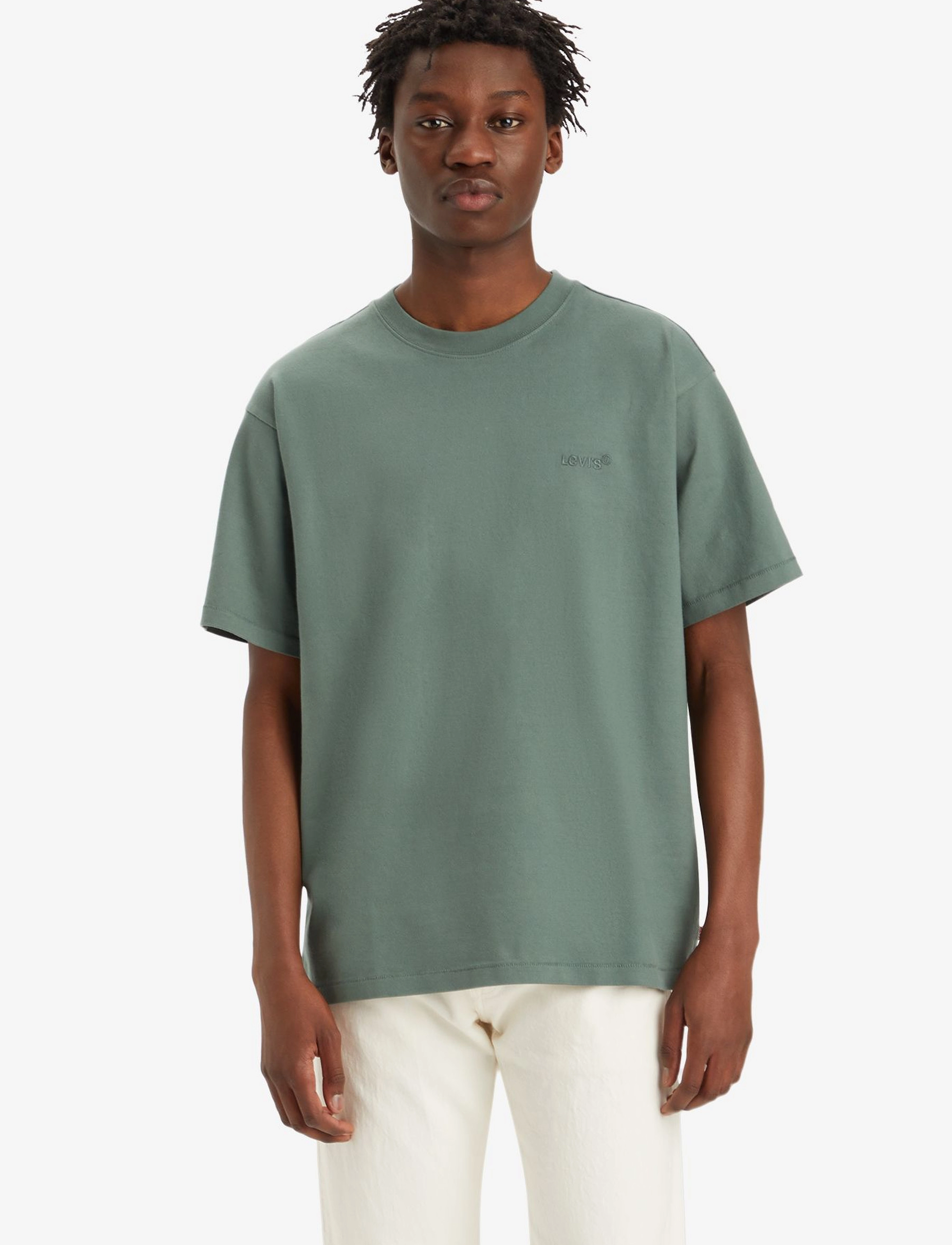 Levi's® - RED TAB VINTAGE TEE DARK FORES - greens - 3