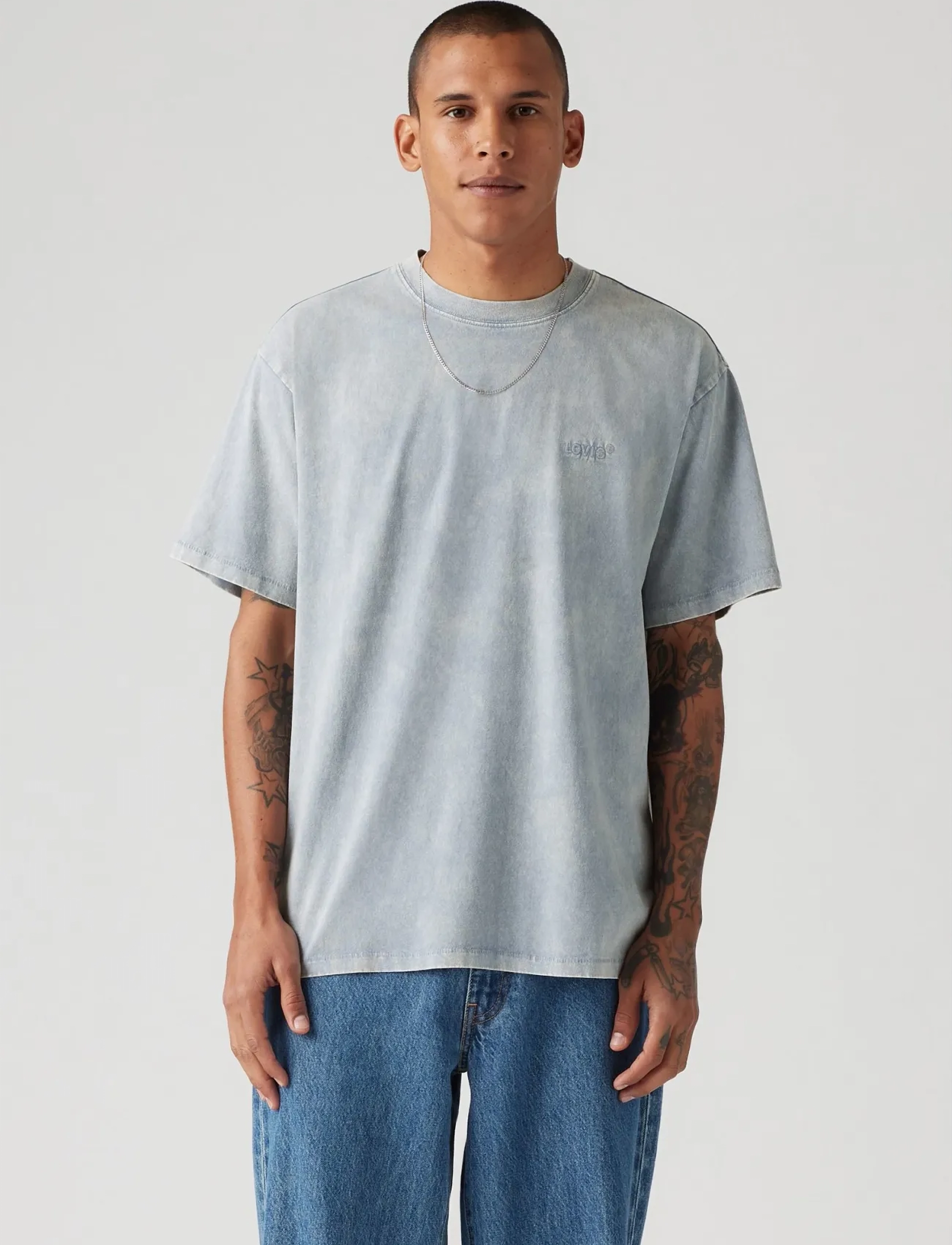 Levi's® - RED TAB VINTAGE TEE STONES THR - blues - 3