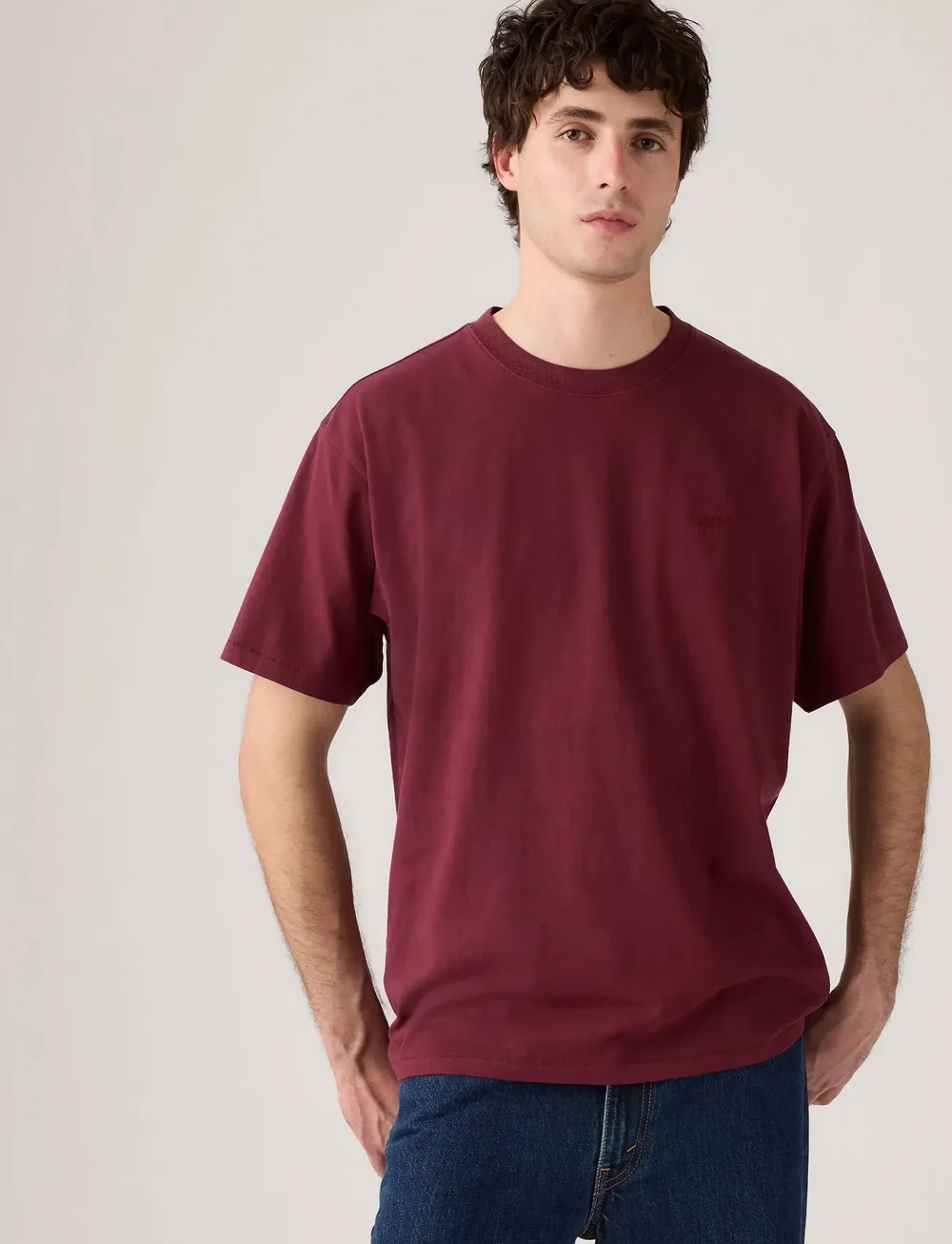 Levi's® - RED TAB VINTAGE TEE GARMENT DY - krótki rękaw - reds - 0