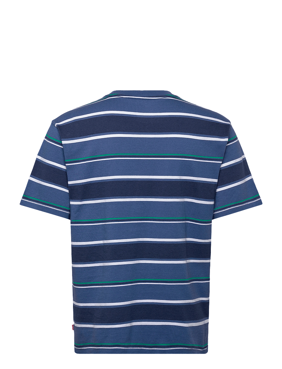 Levi's® - RED TAB VINTAGE TEE PECOS STRI - kurzärmelig - blues - 2