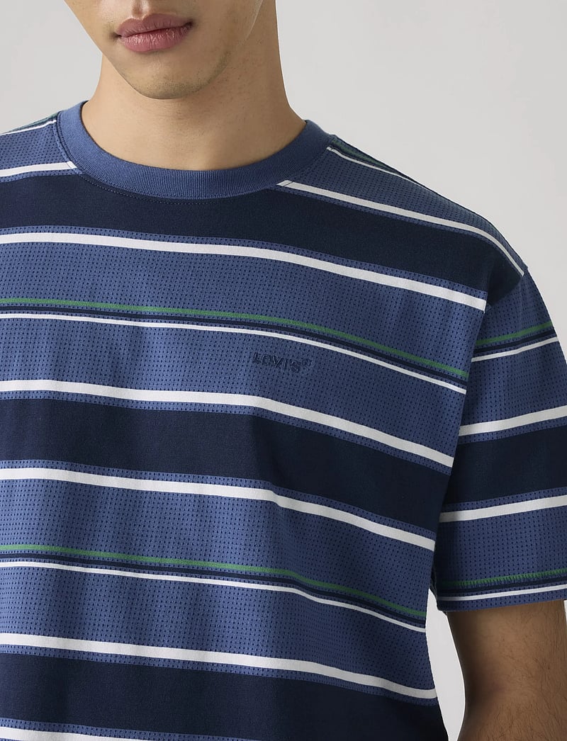 Levi's® - RED TAB VINTAGE TEE PECOS STRI - krótki rękaw - blues - 4