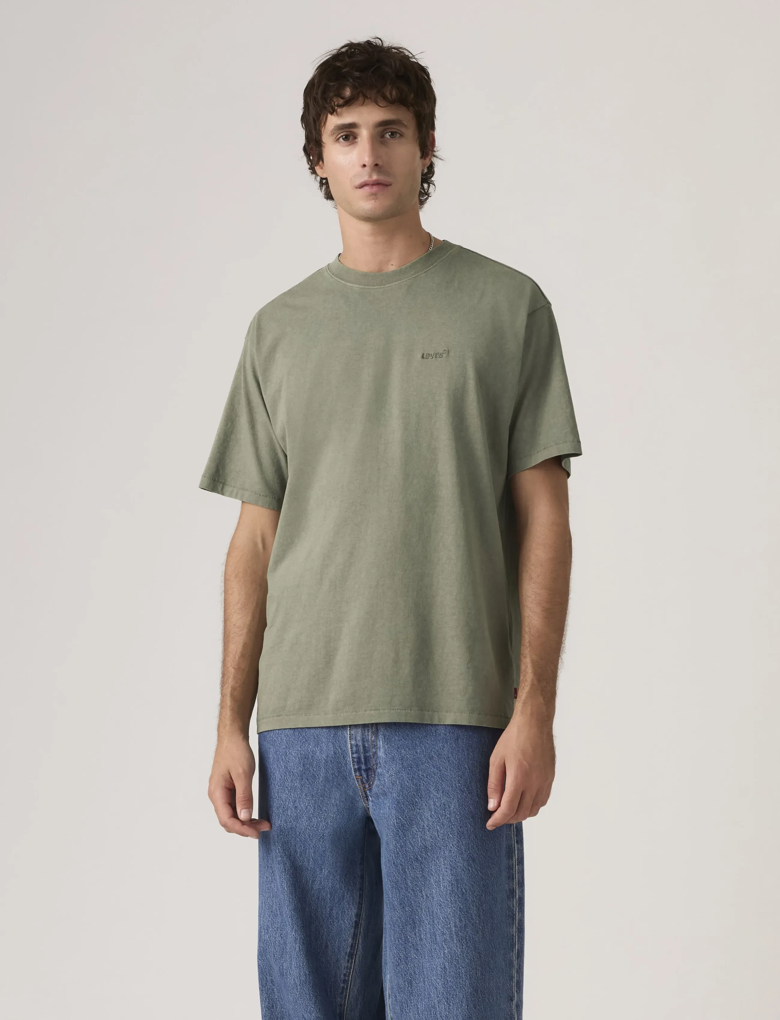 Levi's® - RED TAB VINTAGE TEE GARMENT DY - sügisesed riided - greens - 4