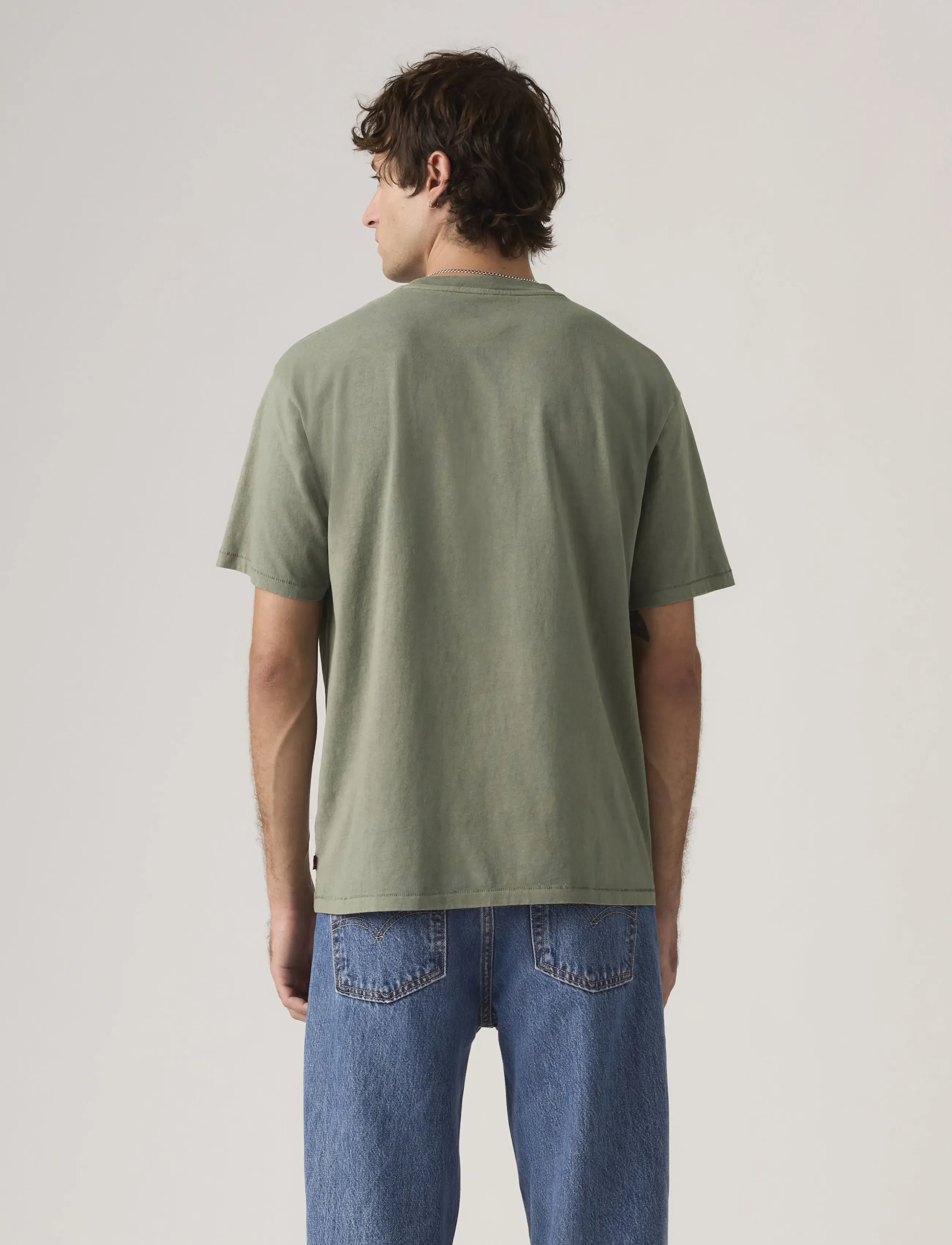 Levi's® - RED TAB VINTAGE TEE GARMENT DY - sügisesed riided - greens - 5