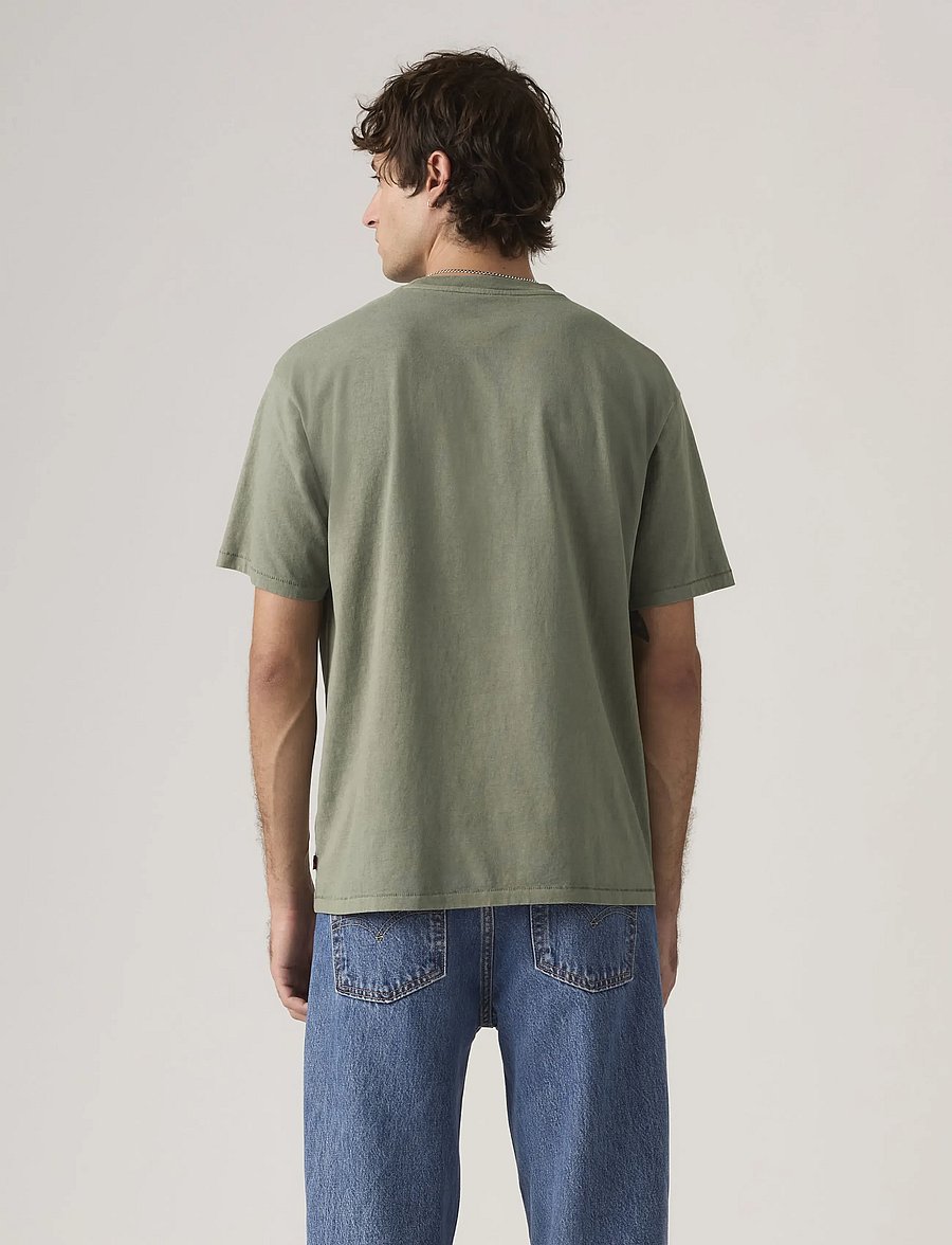 Levi's® - RED TAB VINTAGE TEE GARMENT DY - kortærmede t-shirts - greens - 5