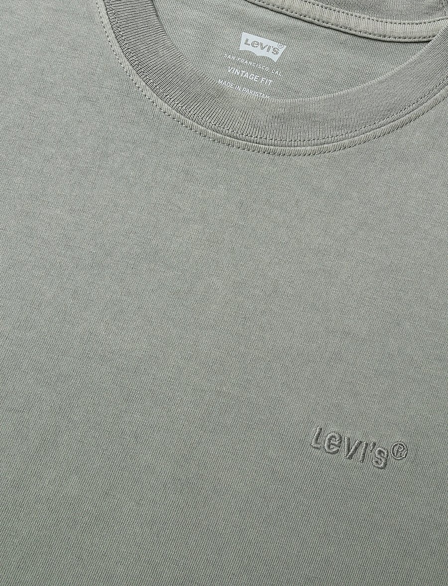 Levi's® - RED TAB VINTAGE TEE GARMENT DY - kurzärmelige t-shirts - greens - 2