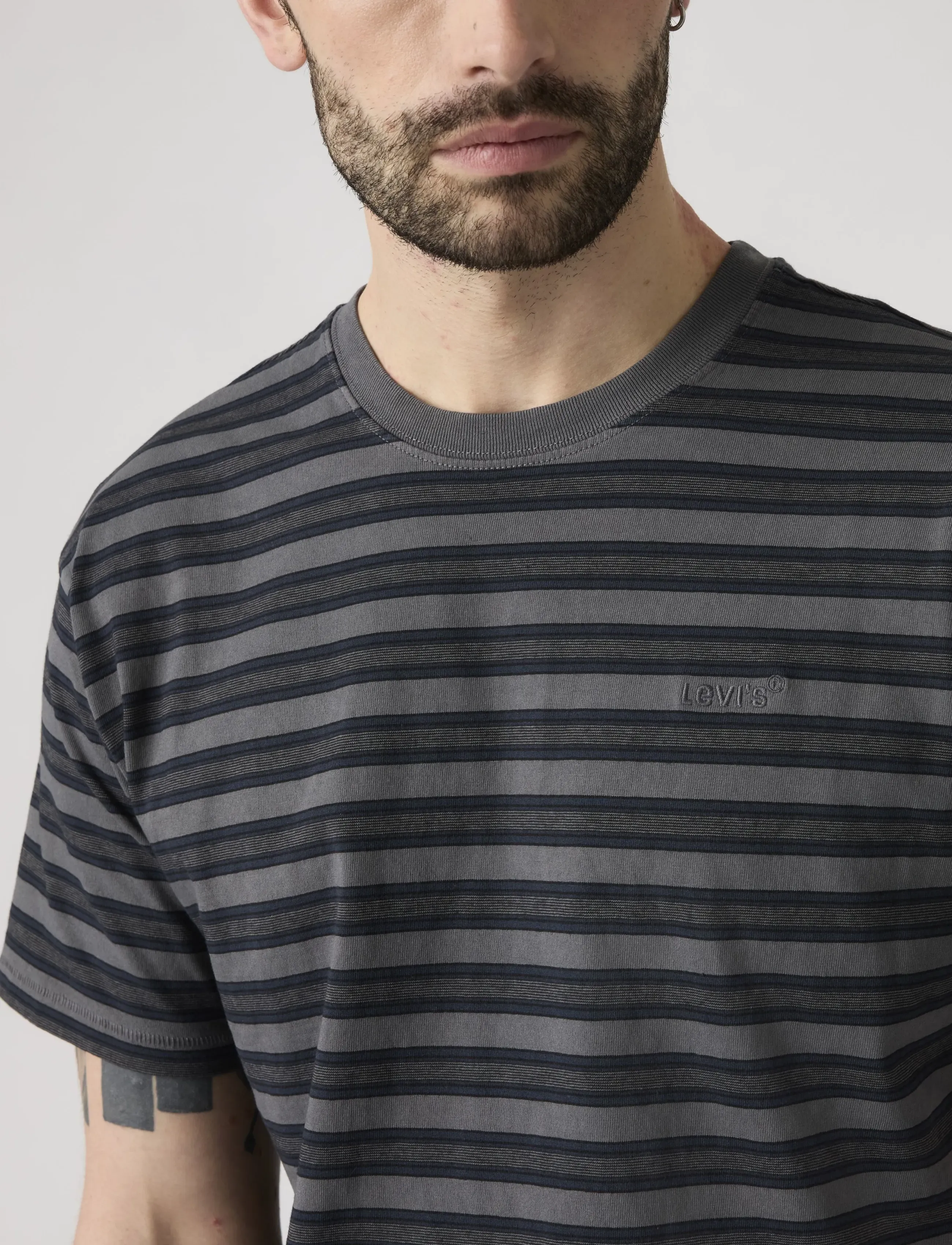 Levi's® - RED TAB VINTAGE TEE RHEEM OVER - krótki rękaw - greys - 4