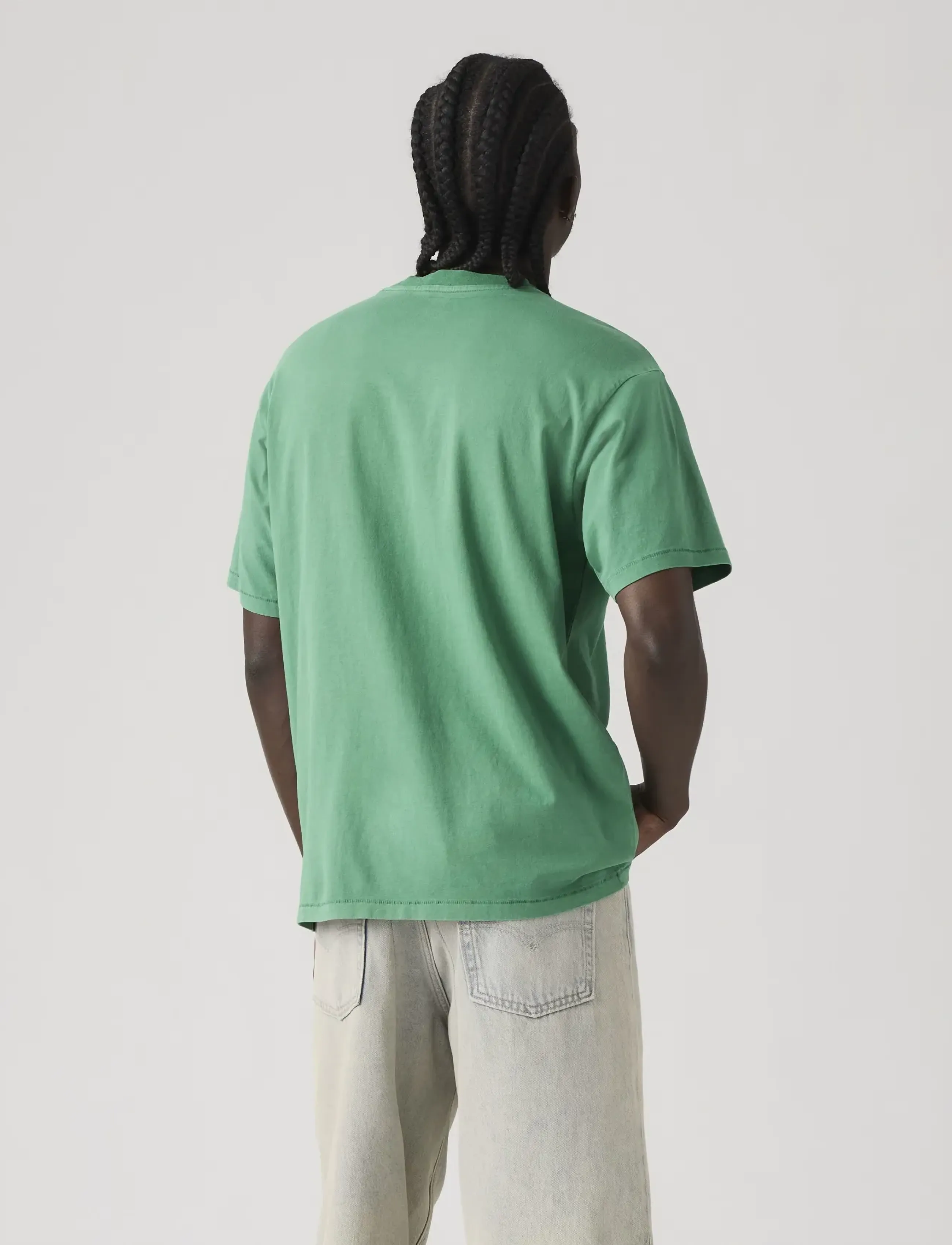 Levi's® - RED TAB VINTAGE TEE GREENS - laveste priser - red tab vintage tee garment dye pine green - 3