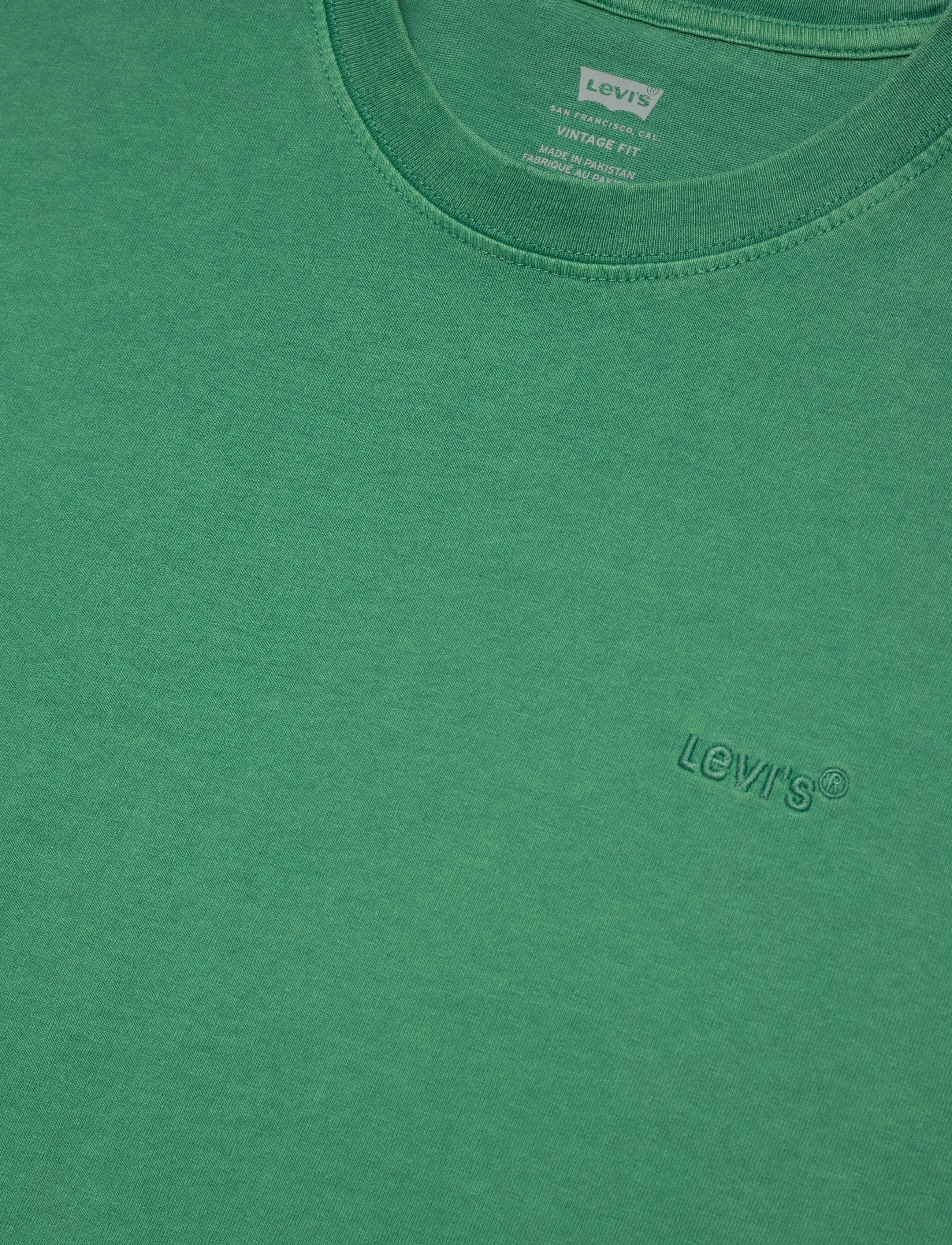 Levi's® - RED TAB VINTAGE TEE GREENS - laveste priser - red tab vintage tee garment dye pine green - 5