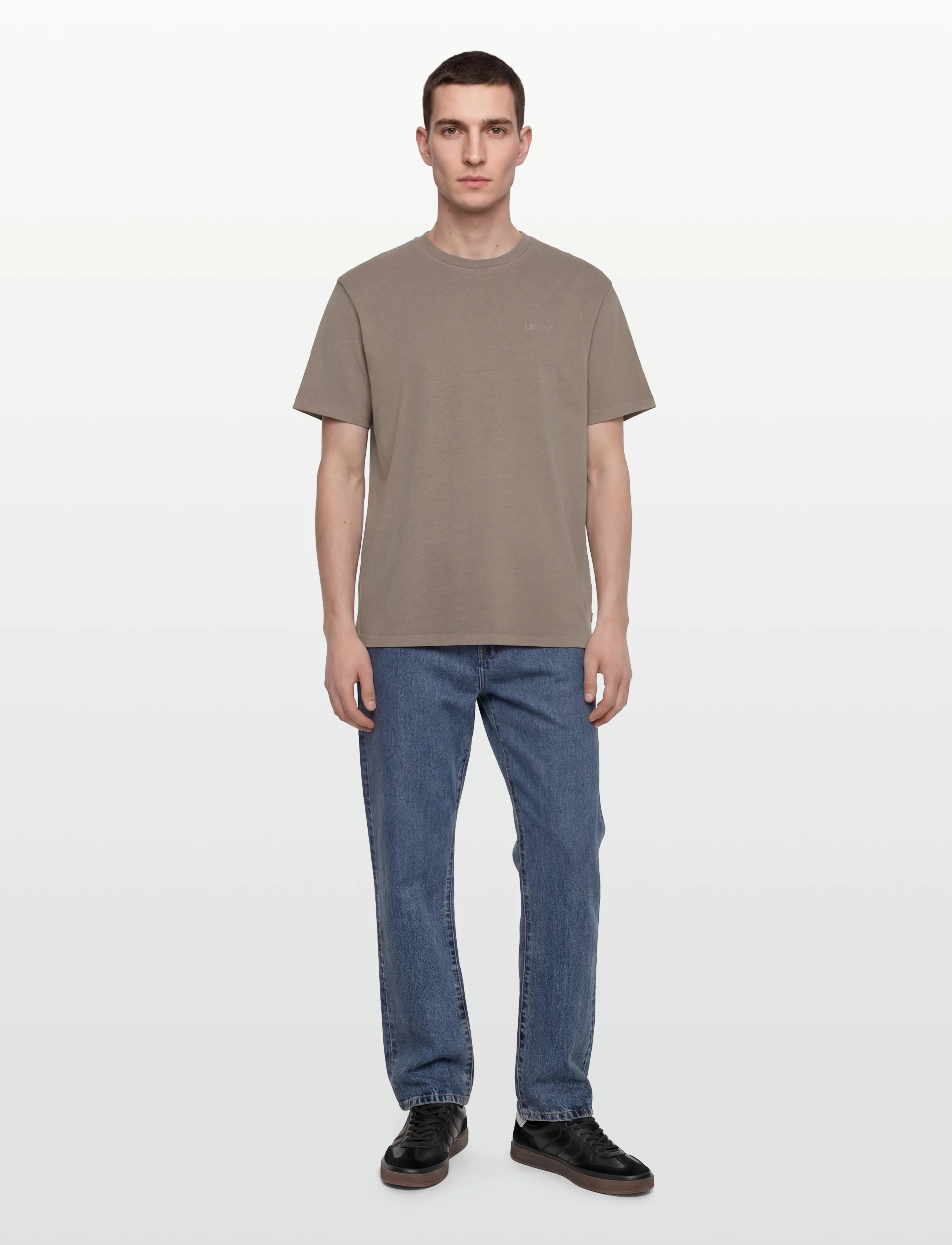 Levi's® RED TAB VINTAGE TEE GRUNGE WAS - T-Shirts - BROWNS / brown