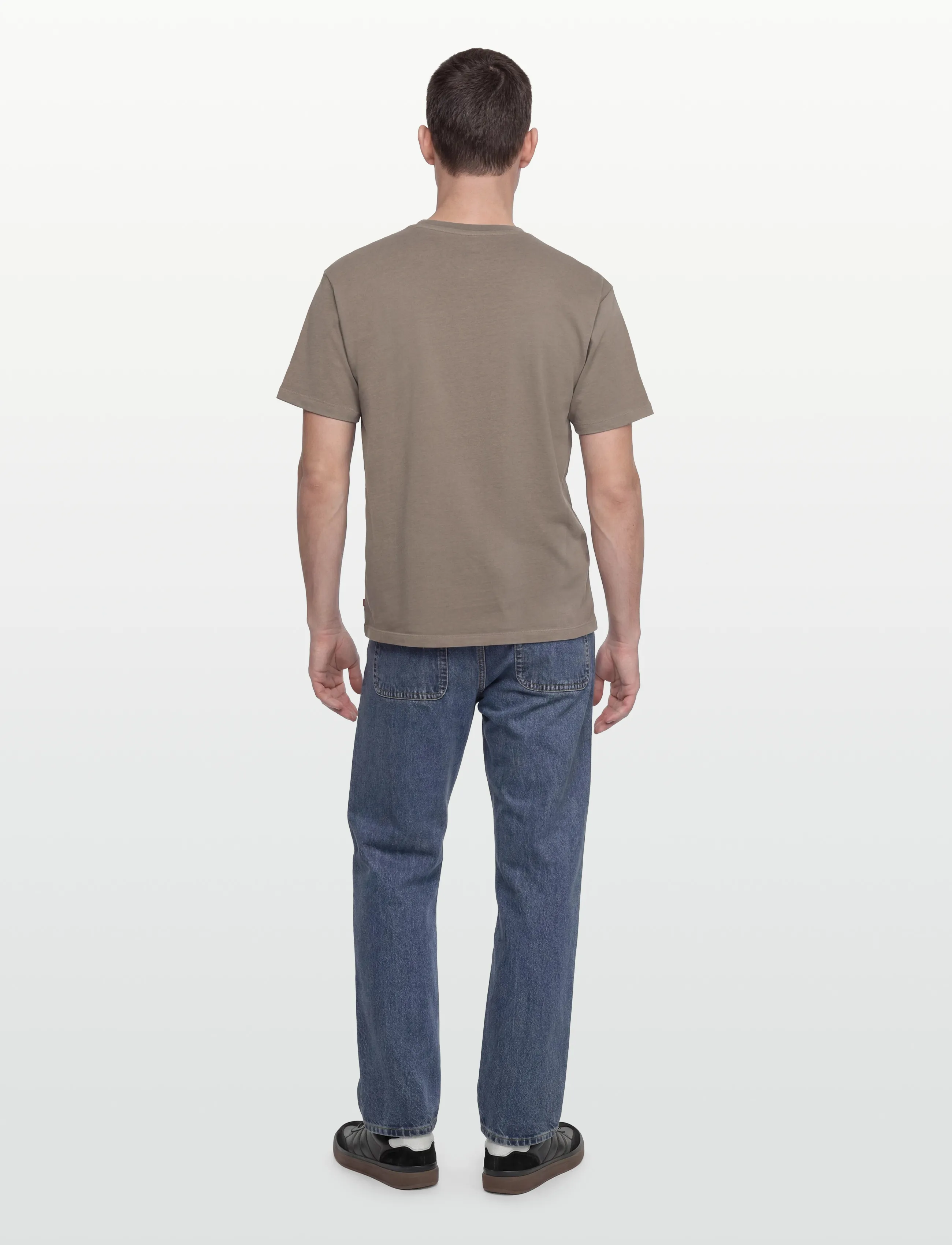 Levi's® - RED TAB VINTAGE TEE GRUNGE WAS - short-sleeved t-shirts - browns - 4