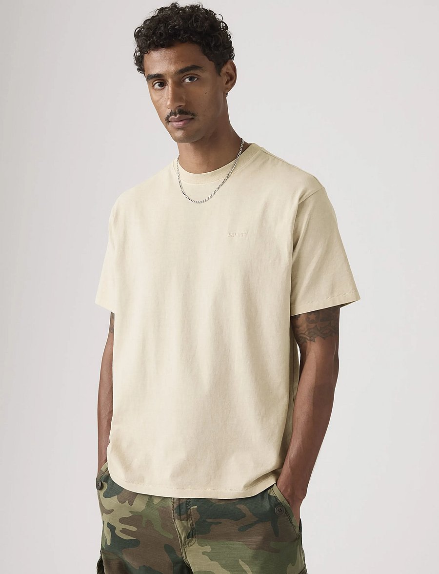 Levi's® - RED TAB VINTAGE TEE GARMENT DY - short-sleeved t-shirts - neutrals - 0