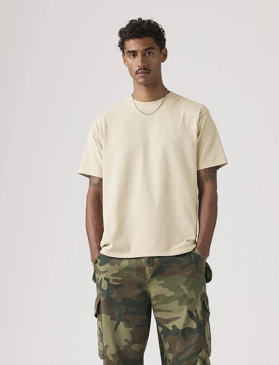 Levi's® - RED TAB VINTAGE TEE GARMENT DY - short-sleeved t-shirts - neutrals - 5