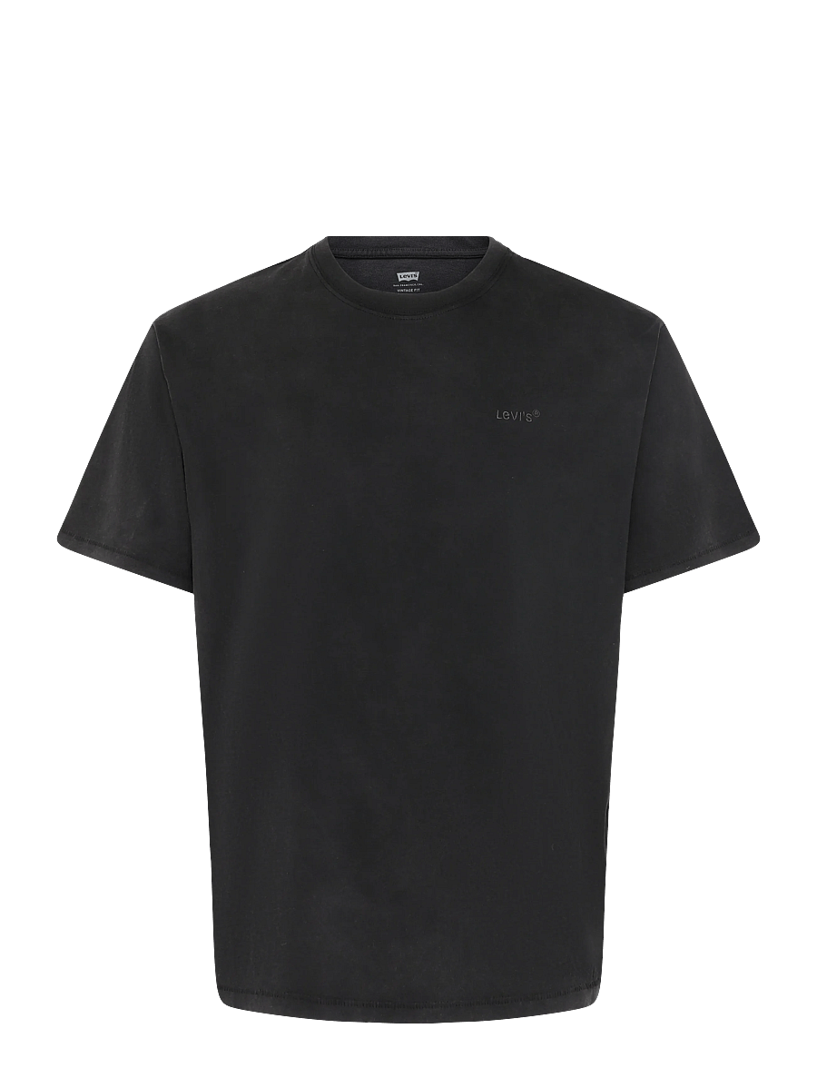 Levi's® - RED TAB VINTAGE TEE WEATHERED - short-sleeved t-shirts - blacks - 0