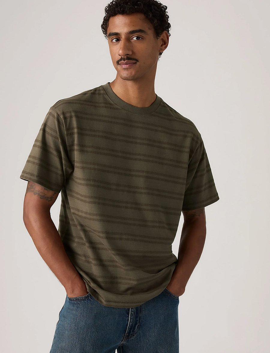 Levi's® - RED TAB VINTAGE TEE GRADY CHEV - lühikeste varrukatega t-särgid - browns - 0