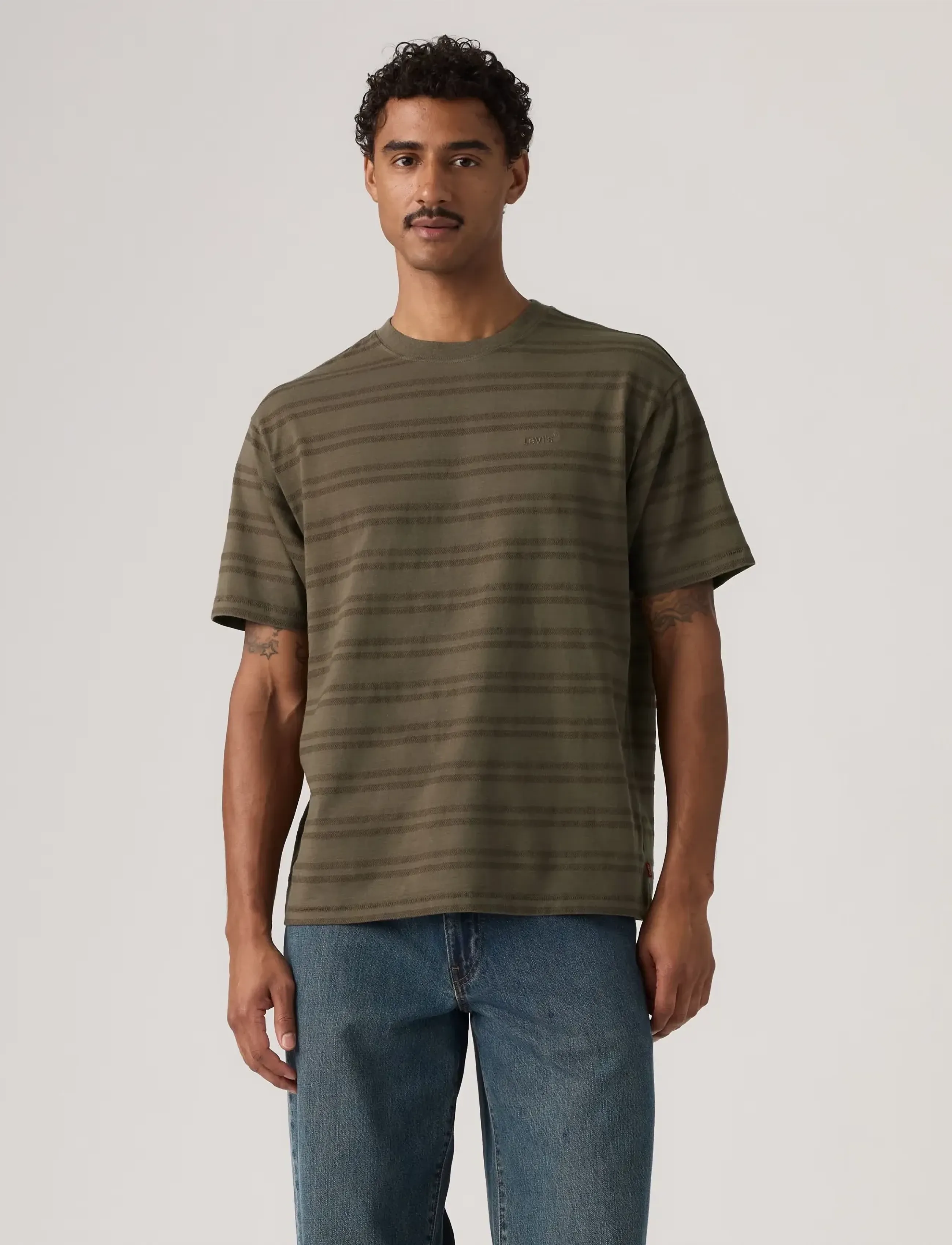 Levi's® - RED TAB VINTAGE TEE GRADY CHEV - lühikeste varrukatega t-särgid - browns - 3