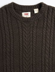 LEVI´S Men - BATTERY CREWNECK SWEATER RAVEN - megztinis su apvalios formos apykakle - blacks - 6