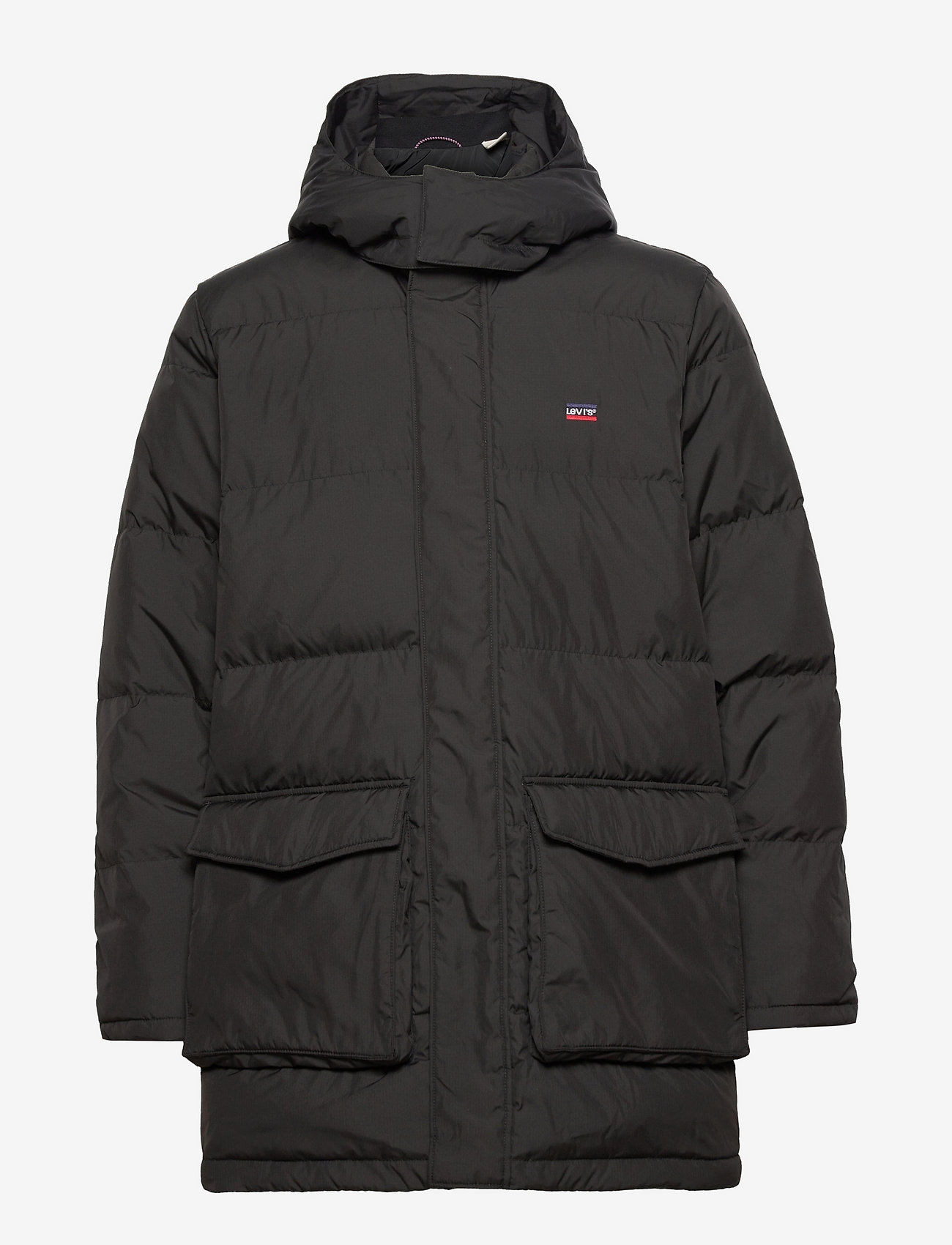 LEVI´S Men - FILLMORE MID PARKA 2.0 JET BLA - winter jackets - blacks - 0