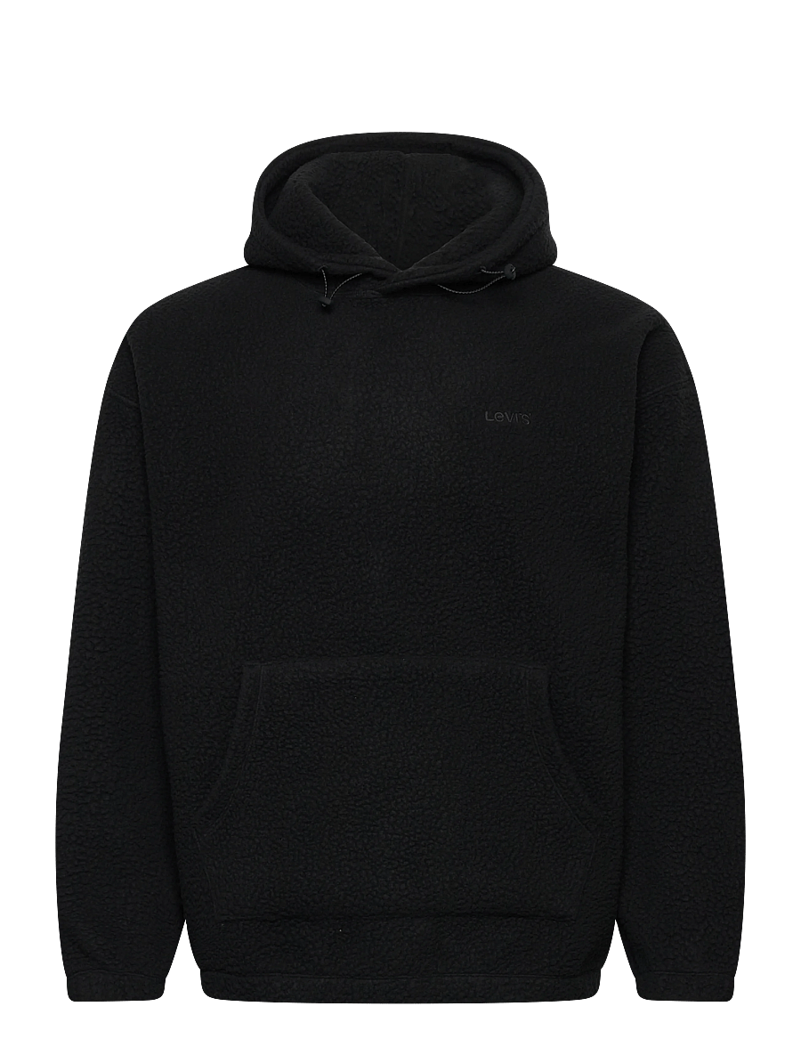 Levi's® - COZY UP HOODIE JET BLACK - fleecetrøjer - blacks - 1