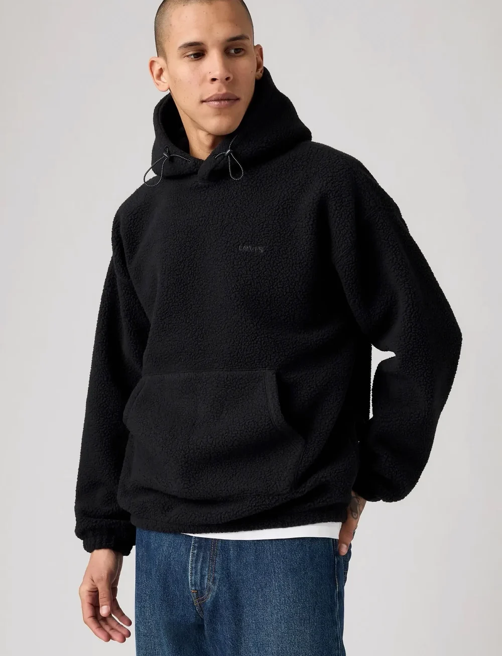 Levi's® - COZY UP HOODIE JET BLACK - fleece-pullover - blacks - 0