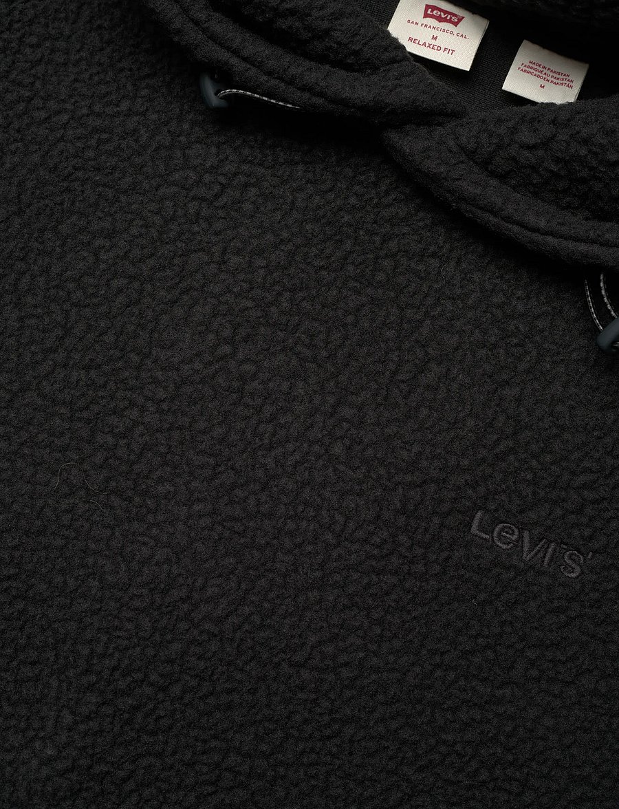 Levi's® - COZY UP HOODIE JET BLACK - fleecetrøjer - blacks - 4