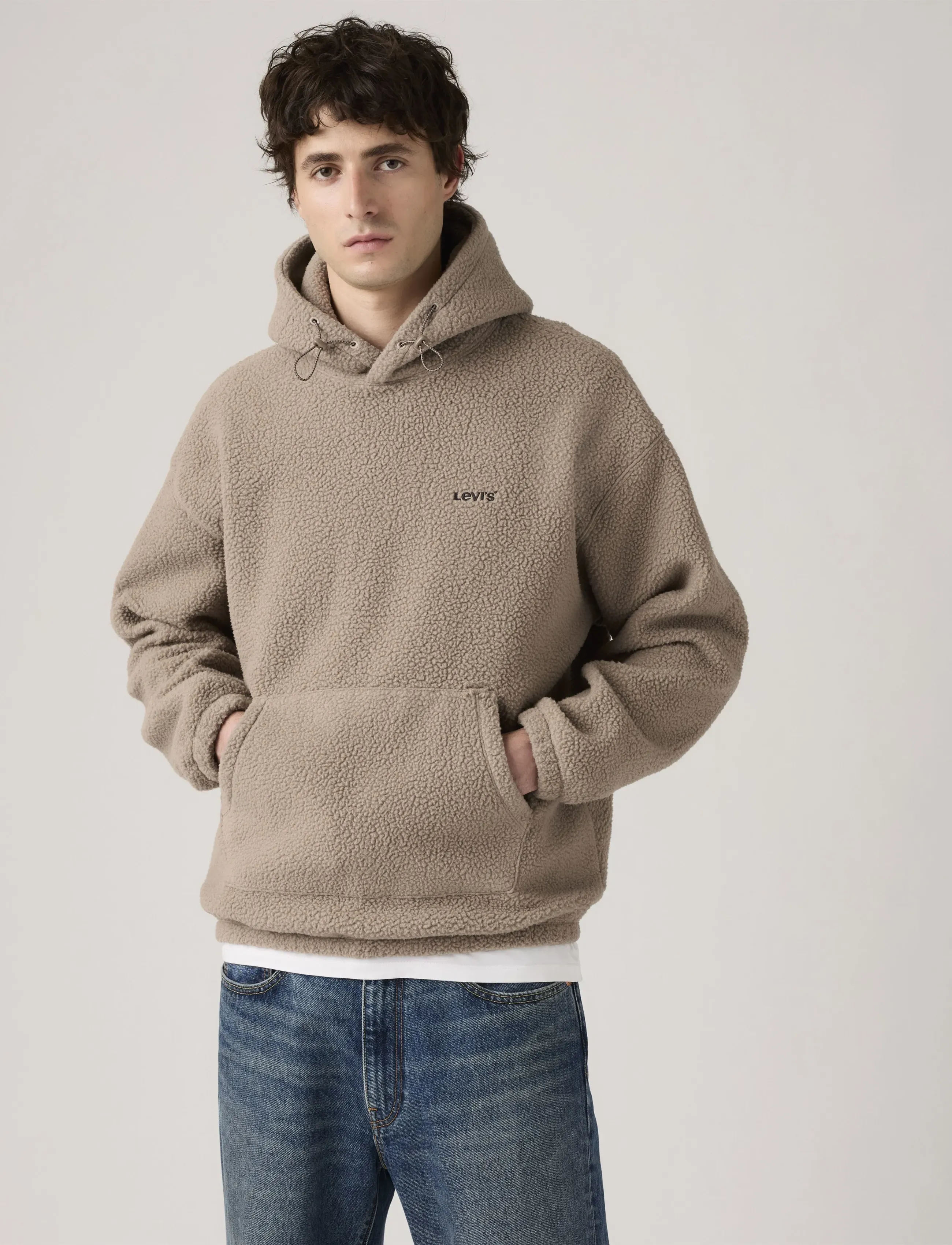 Levi's® COZY UP HOODIE FUNGI - Sügispakkumised - NEUTRALS / beige