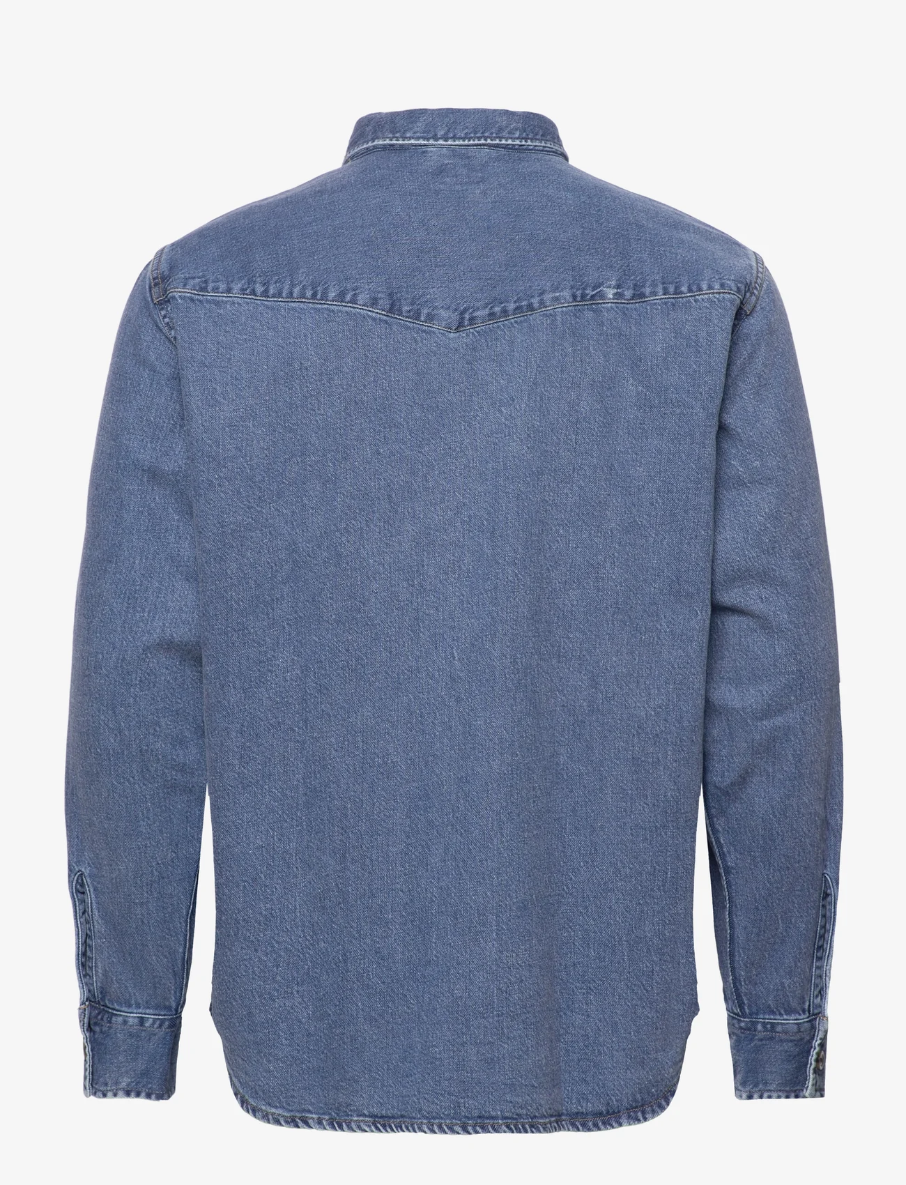LEVI´S Men - RELAXED FIT WESTERN Z5896 INDI - jeansskjorter - med indigo - flat finish - 1