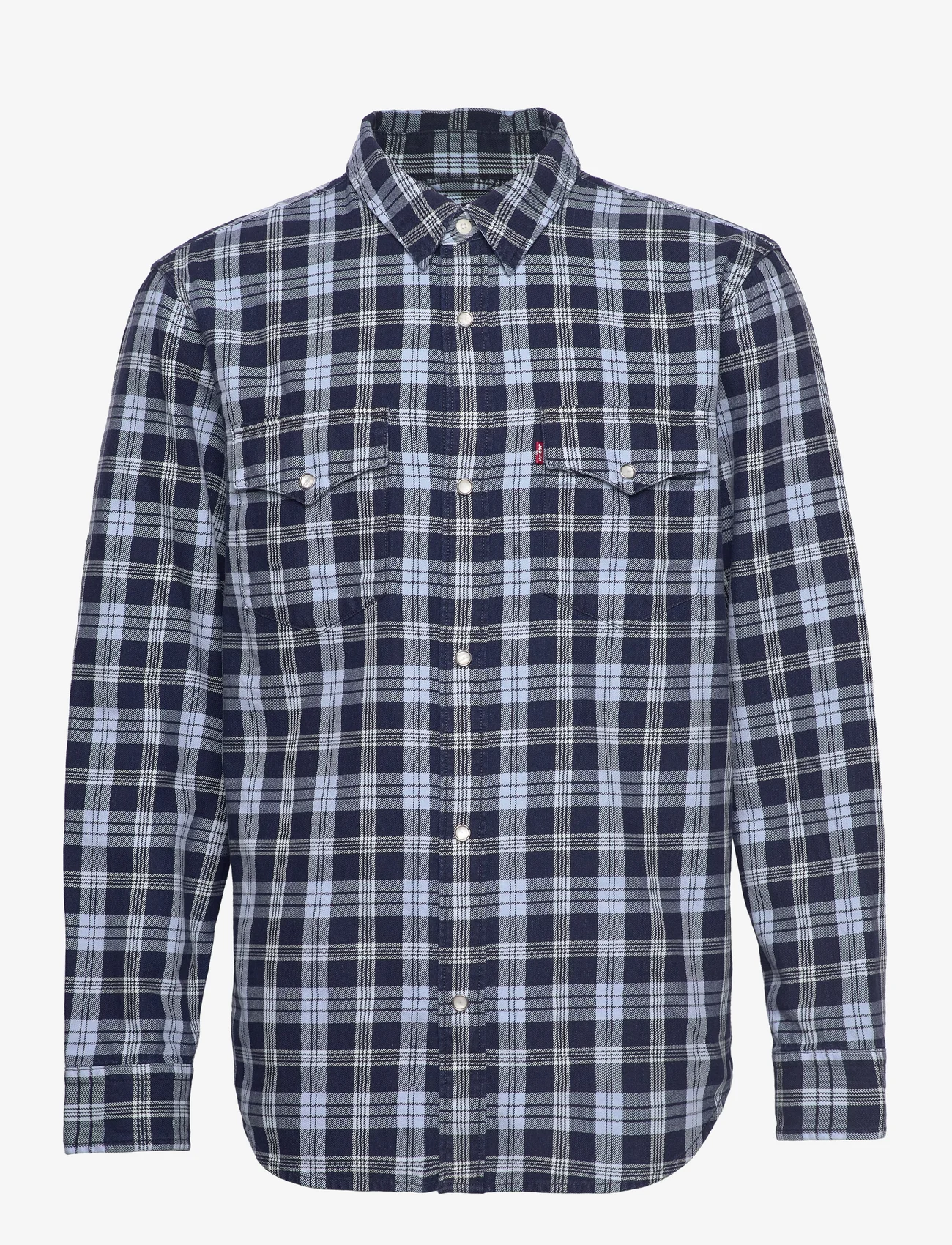 LEVI´S Men - RELAXED FIT WESTERN T2 MT FOLS - koszule casual - light indigo - worn in - 0