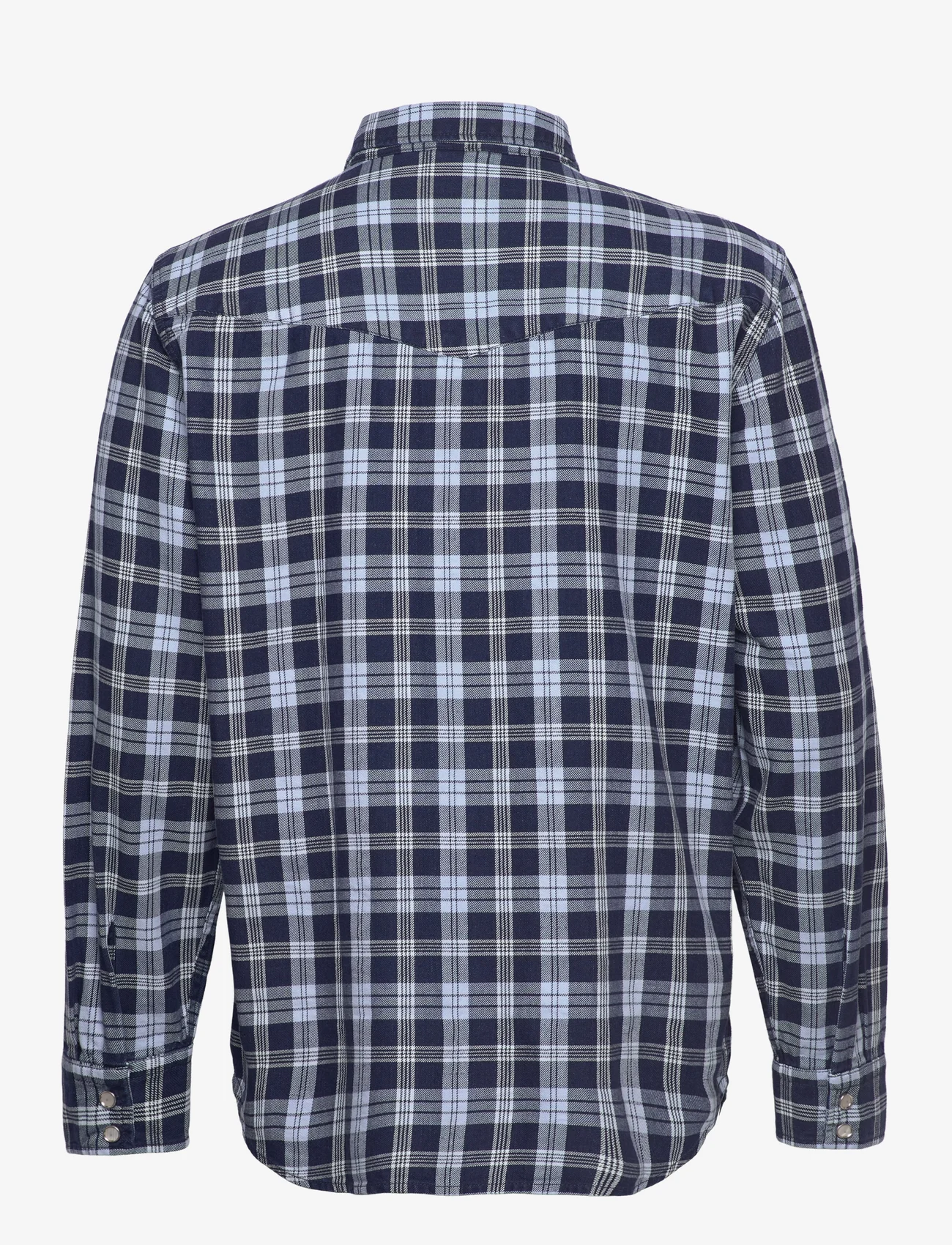 LEVI´S Men - RELAXED FIT WESTERN T2 MT FOLS - koszule casual - light indigo - worn in - 1