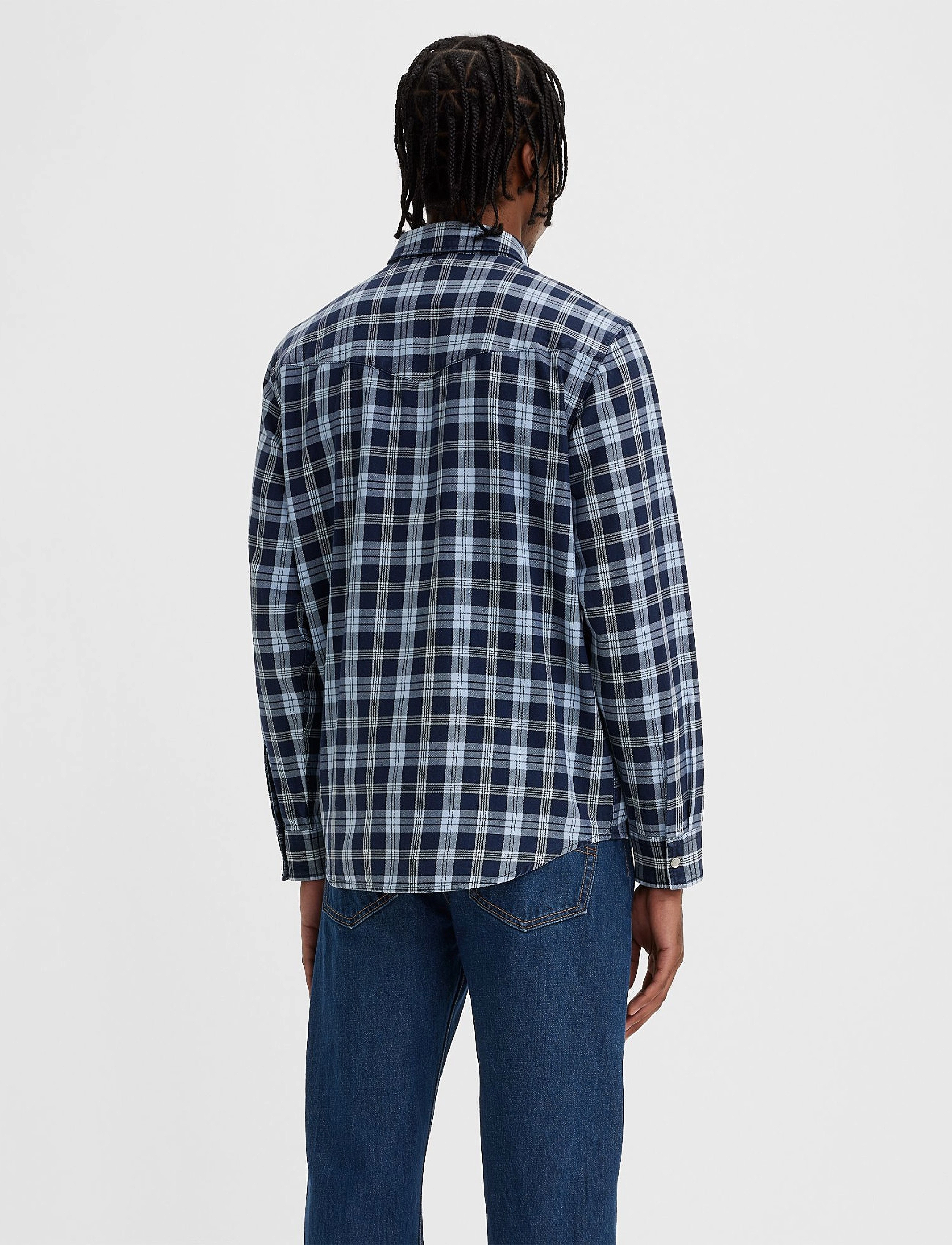 LEVI´S Men - RELAXED FIT WESTERN T2 MT FOLS - light indigo - worn in - 4