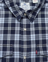 LEVI´S Men - RELAXED FIT WESTERN T2 MT FOLS - koszule casual - light indigo - worn in - 7