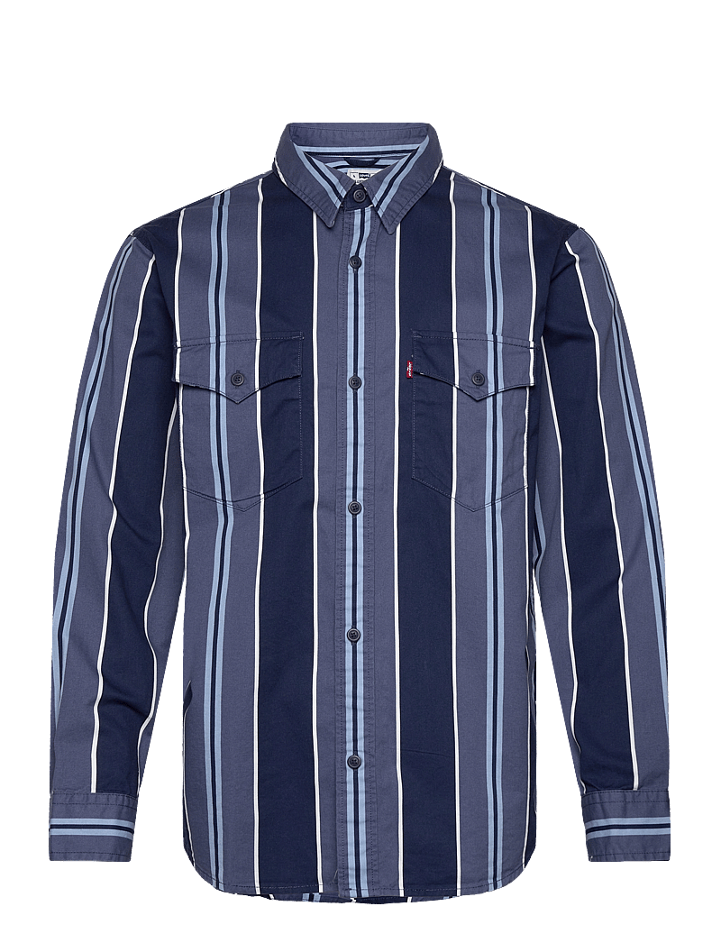 Levi's® - RELAXED FIT WESTERN CARSON STR - randiga skjortor - carson stripe - 1
