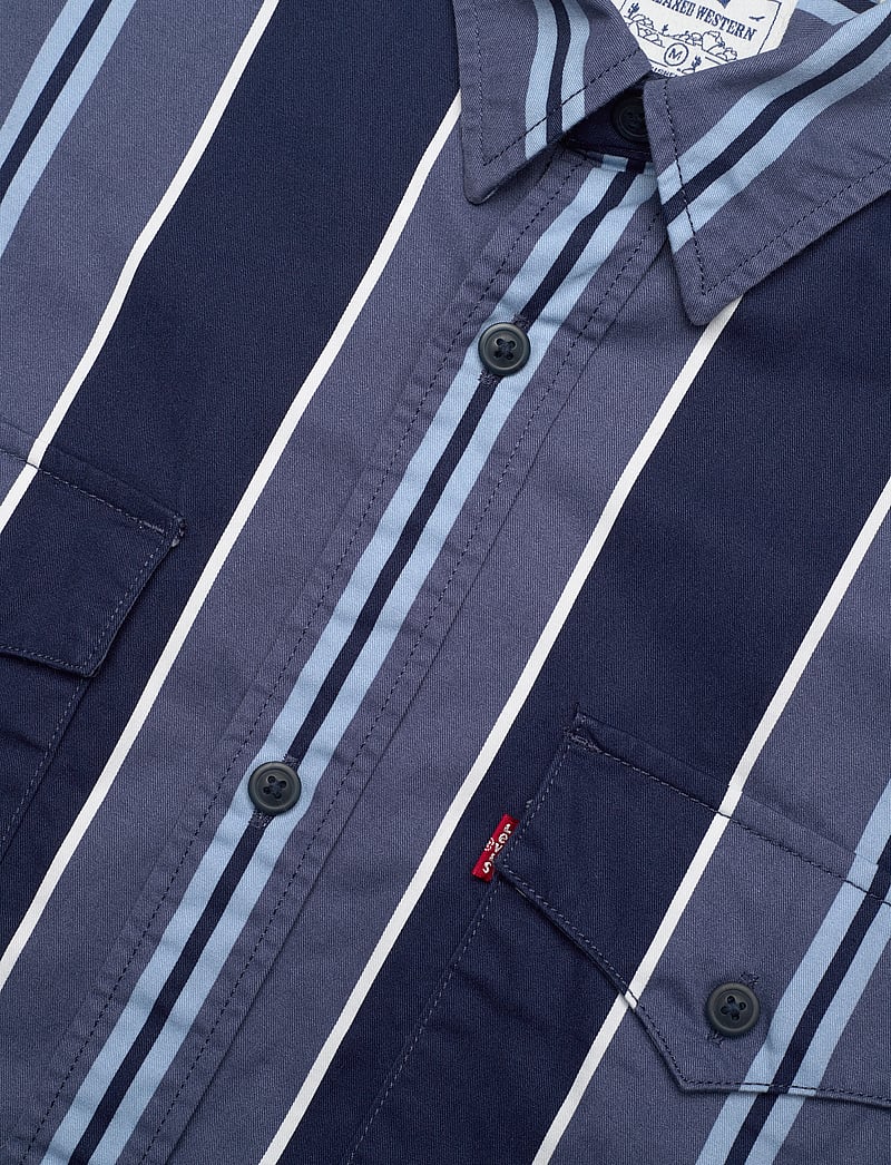 Levi's® - RELAXED FIT WESTERN CARSON STR - randiga skjortor - carson stripe - 5