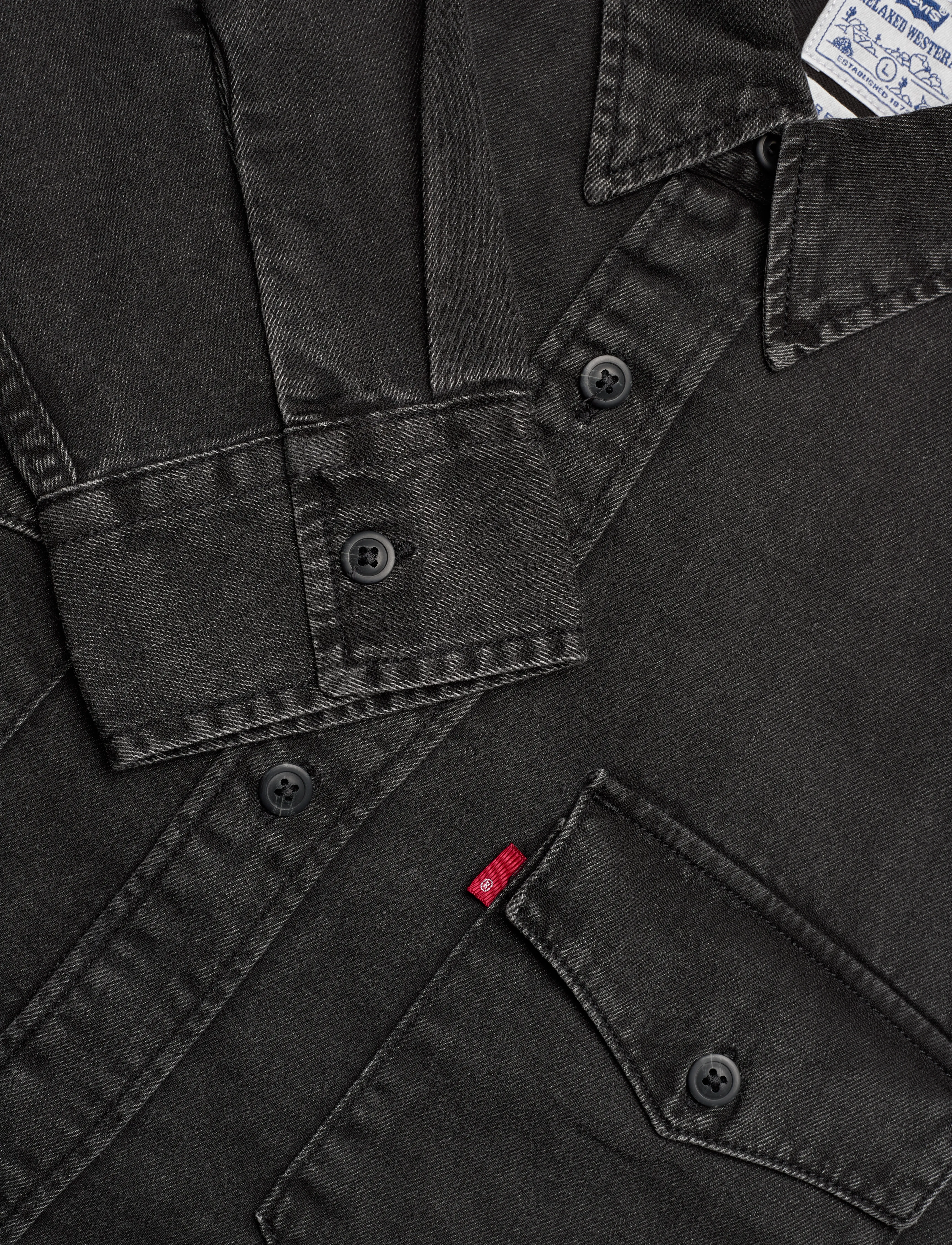 Levi's® - RELAXED FIT WESTERN CAVA WASHE - greys - 4
