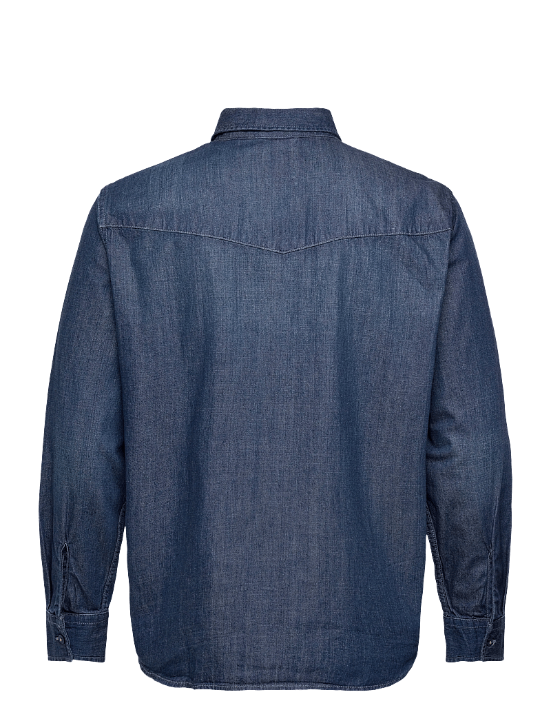 Levi's® - RELAXED FIT WESTERN TOO GOOD - jeansskjortor - dark indigo - worn in - 2