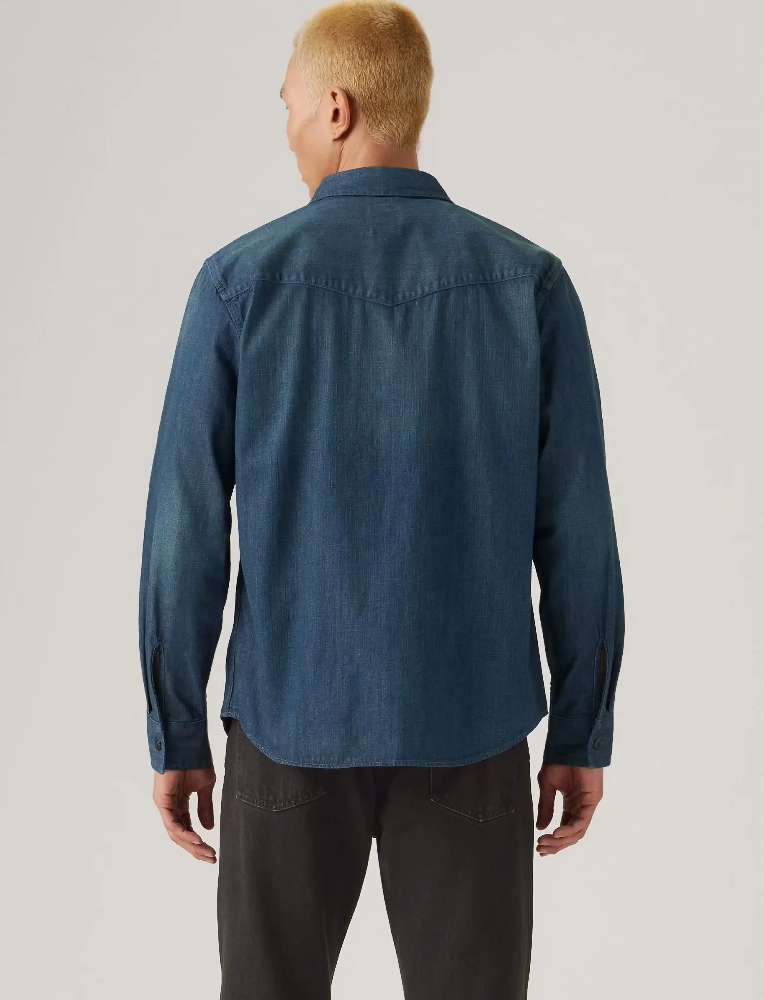 Levi's® - RELAXED FIT WESTERN TOO GOOD - jeanshemden - dark indigo - worn in - 3