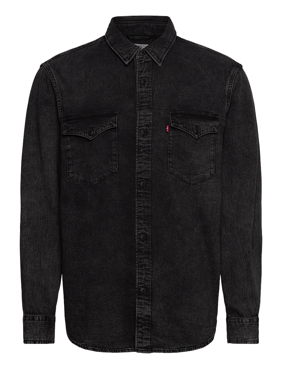 Levi's® - RELAXED FIT WESTERN NIGHT SHAD - teksasärgid - blacks - 1