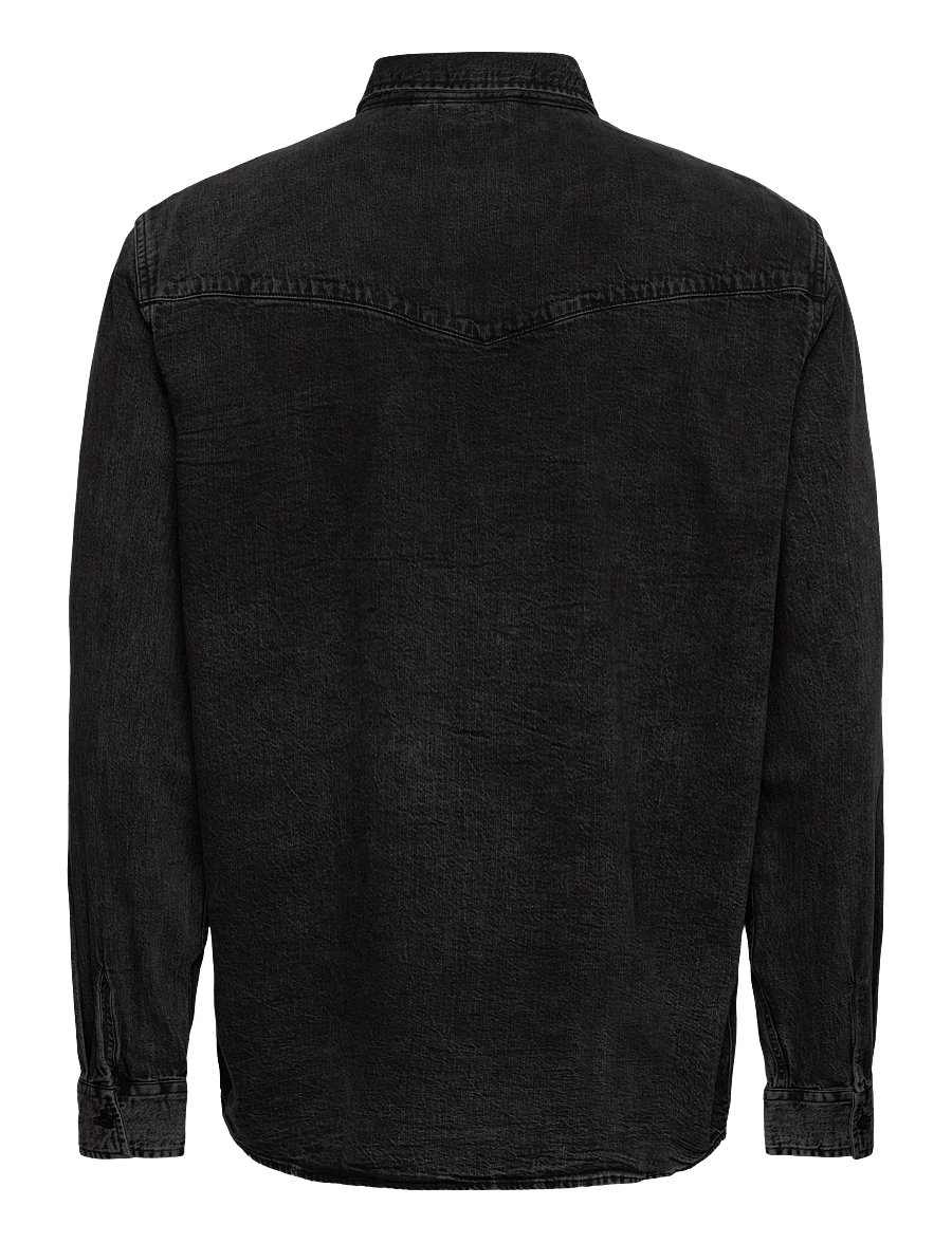 Levi's® - RELAXED FIT WESTERN NIGHT SHAD - teksasärgid - blacks - 2