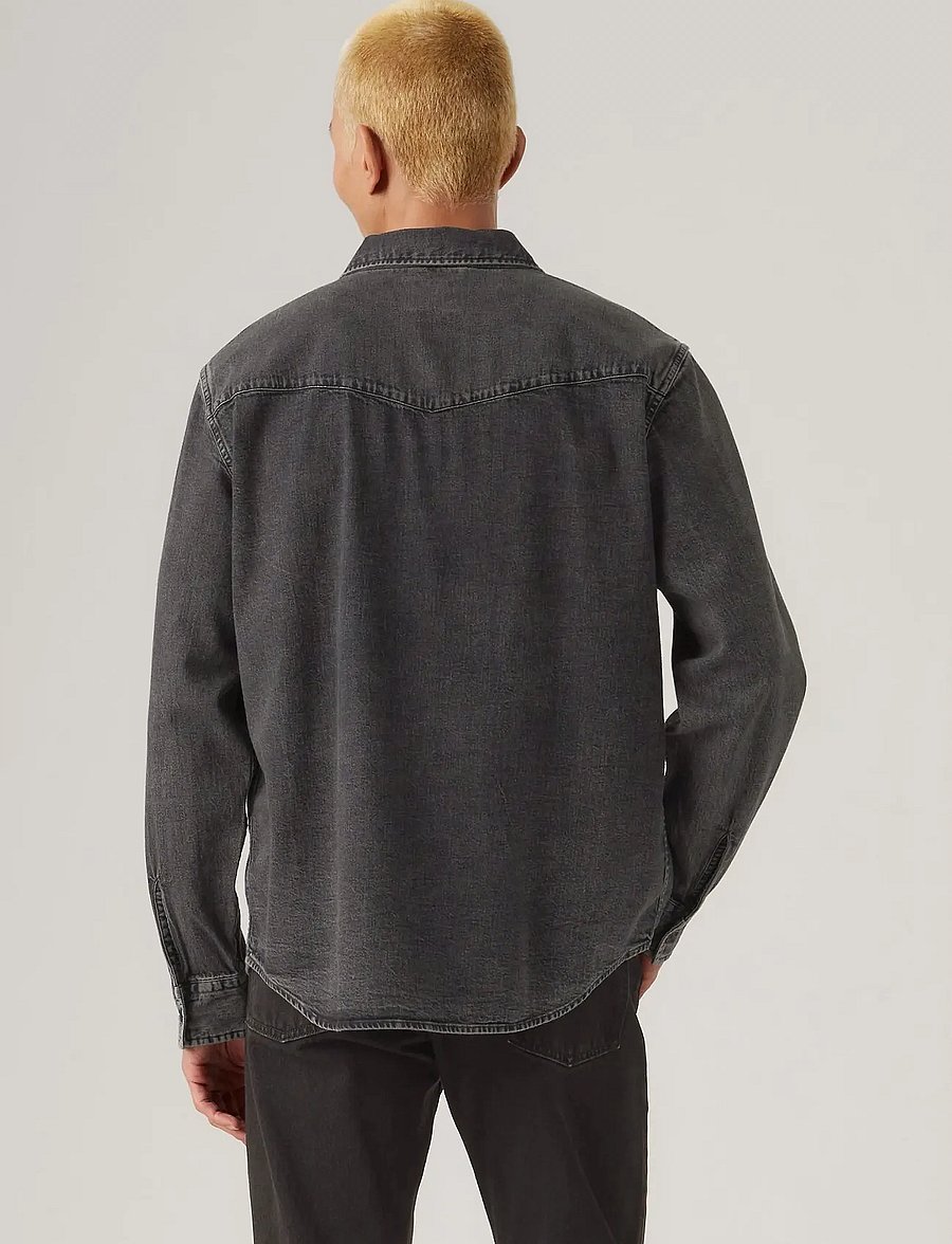Levi's® - RELAXED FIT WESTERN NIGHT SHAD - teksasärgid - blacks - 3