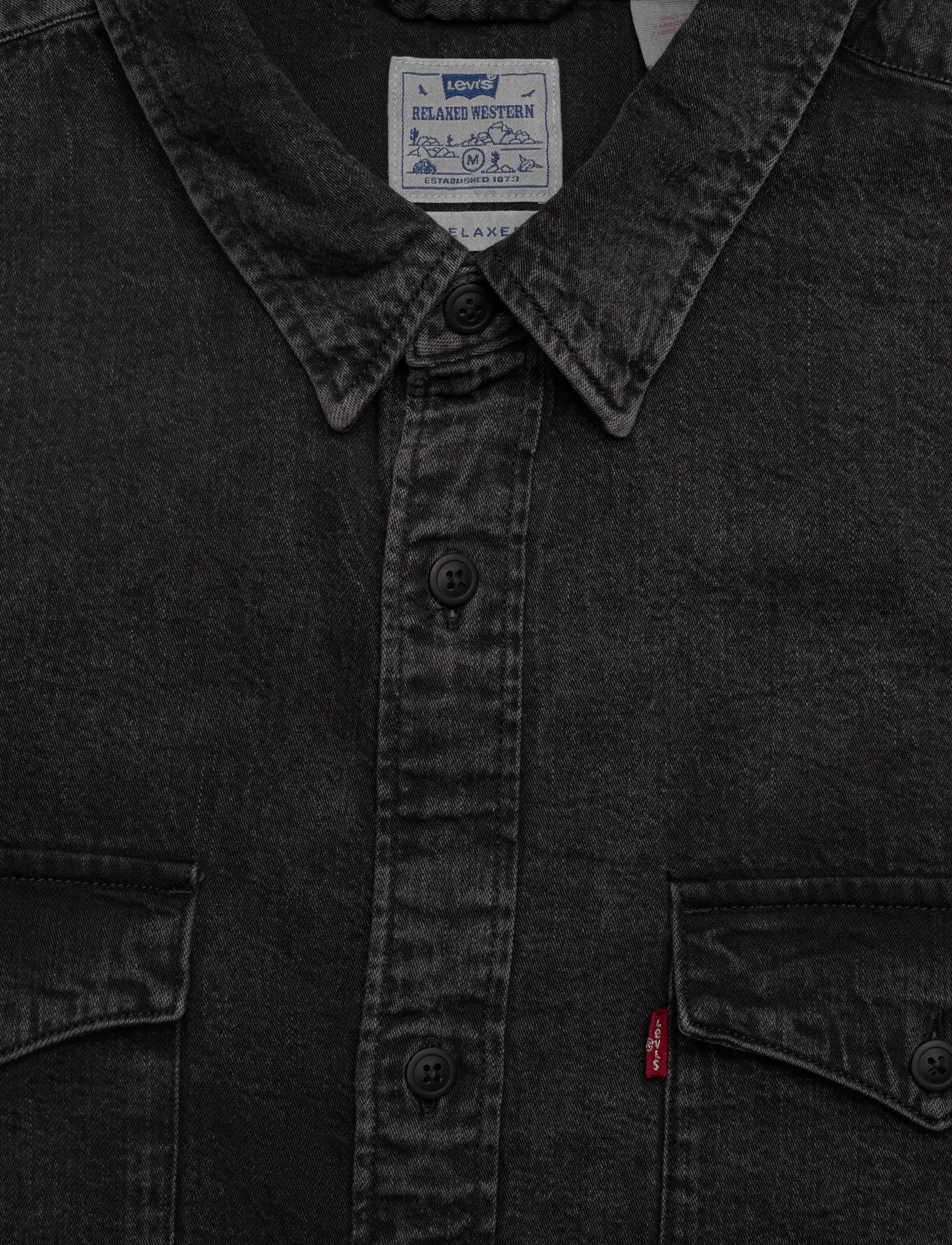Levi's® - RELAXED FIT WESTERN NIGHT SHAD - chemises en jean - blacks - 4