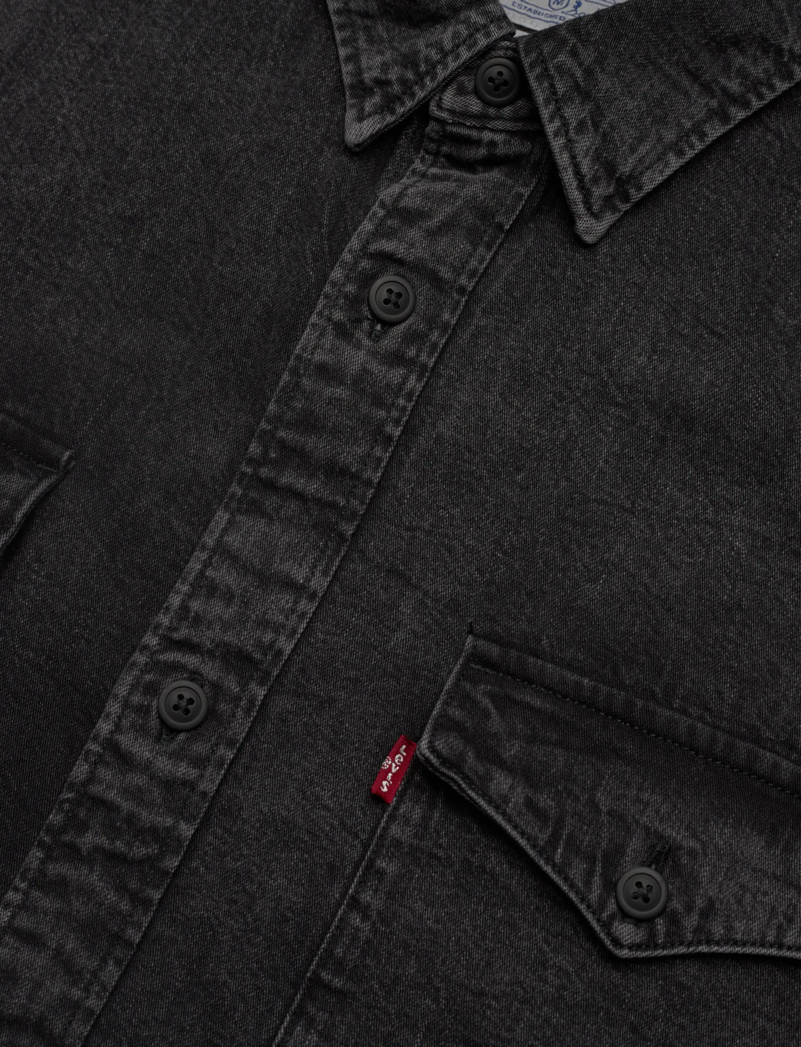 Levi's® - RELAXED FIT WESTERN NIGHT SHAD - chemises en jean - blacks - 5