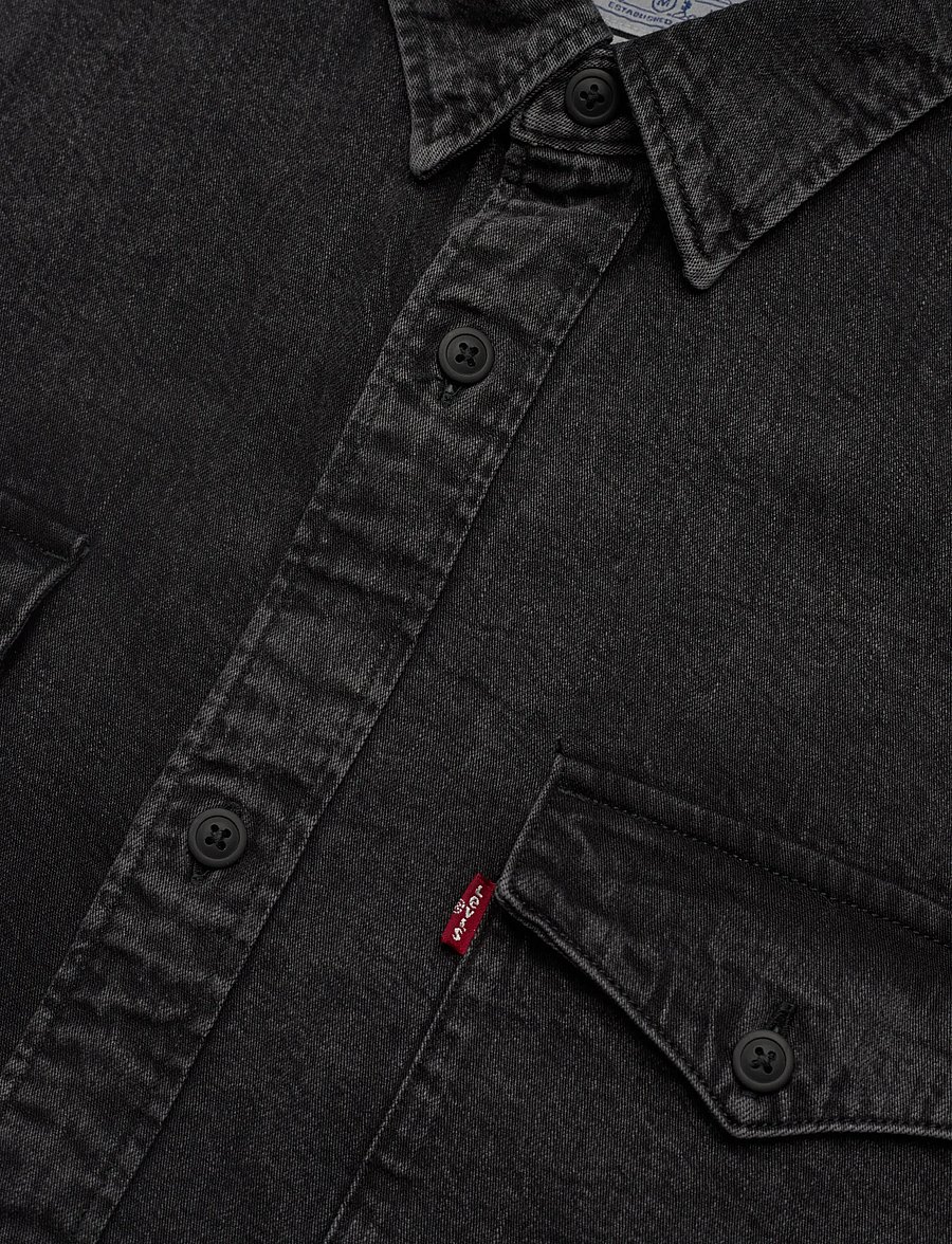 Levi's® - RELAXED FIT WESTERN NIGHT SHAD - teksasärgid - blacks - 5