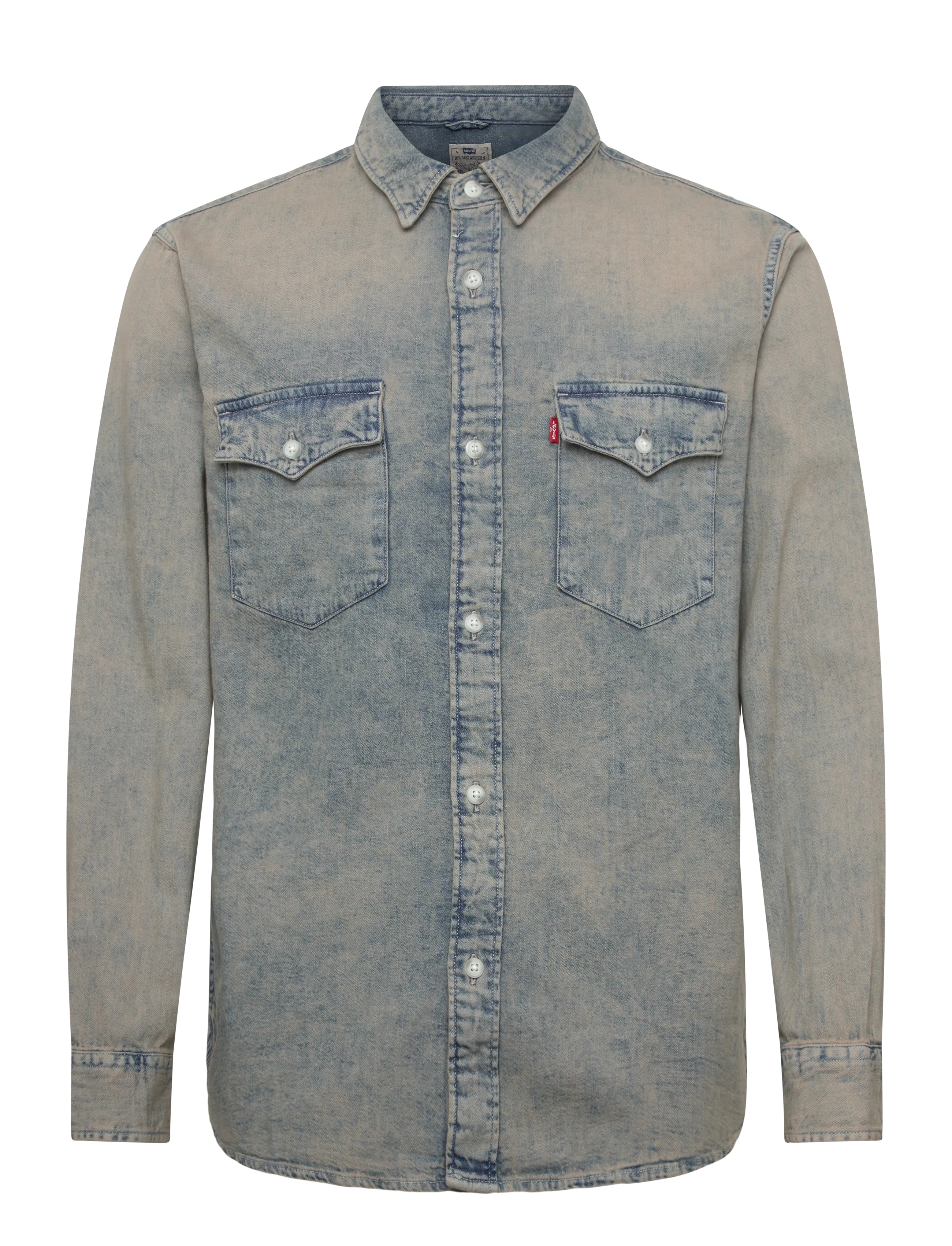 Levi's® RELAXED FIT WESTERN SUNSET DRI - Denim clothing - MED INDIGO - WORN IN / blue