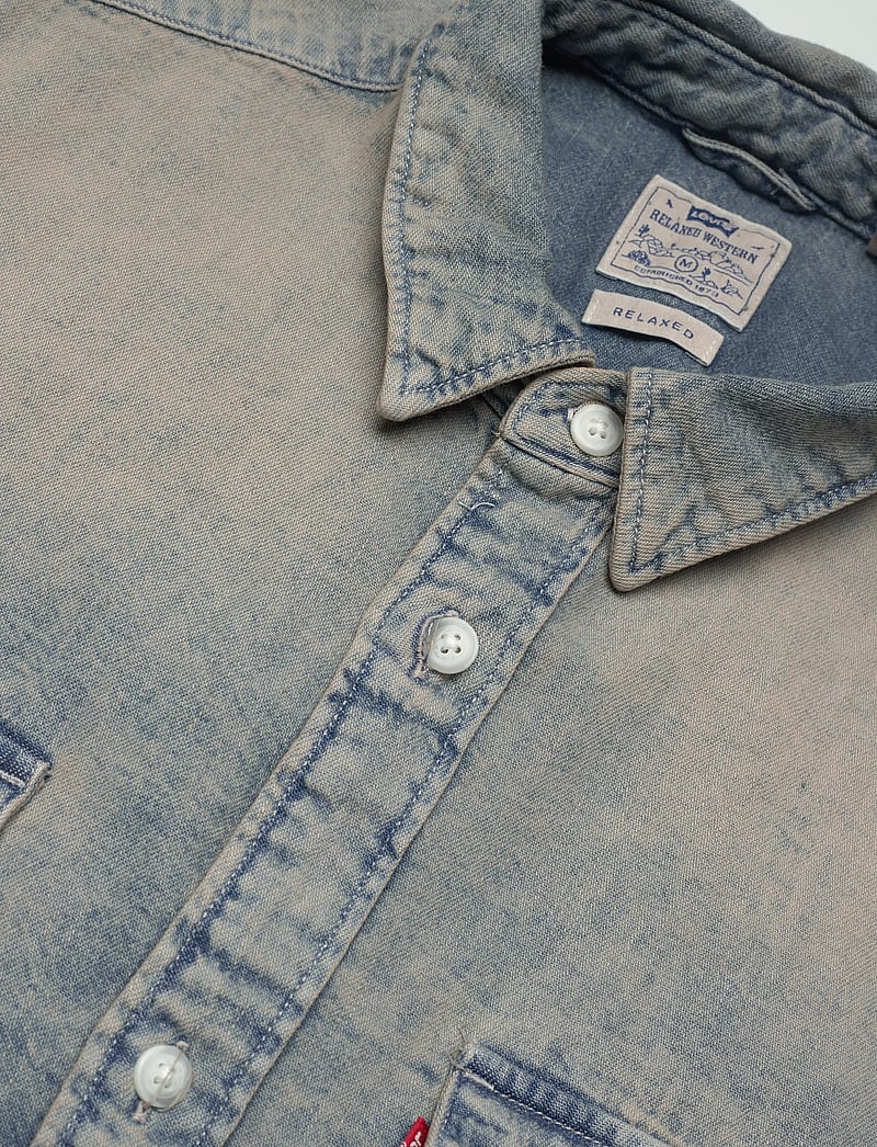 Levi's® - RELAXED FIT WESTERN SUNSET DRI - teksasärgid - med indigo - worn in - 3