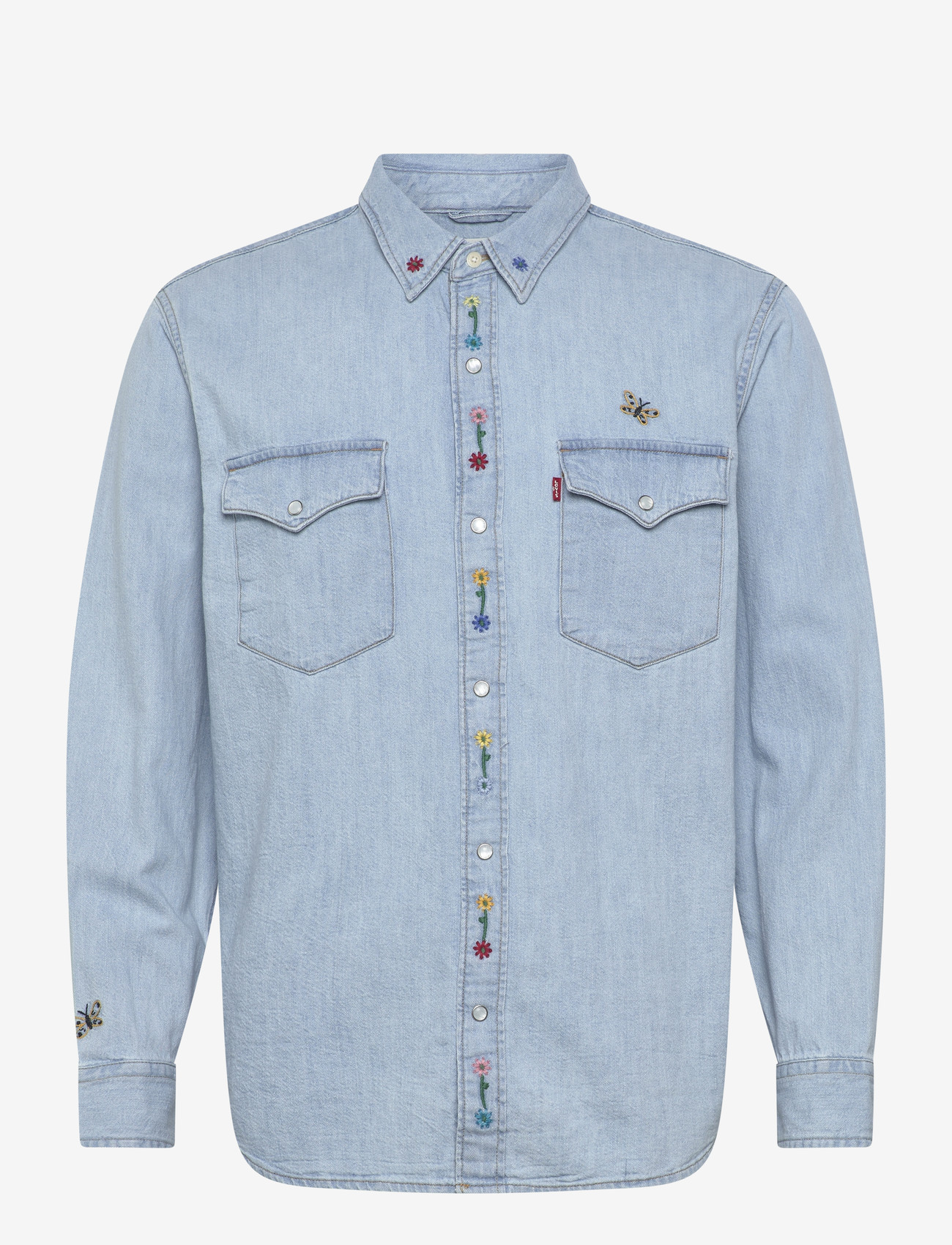 Levi's® - RELAXED FIT WESTERN SPRING FLO - geburtstagsgeschenke - med indigo - flat finish - 1