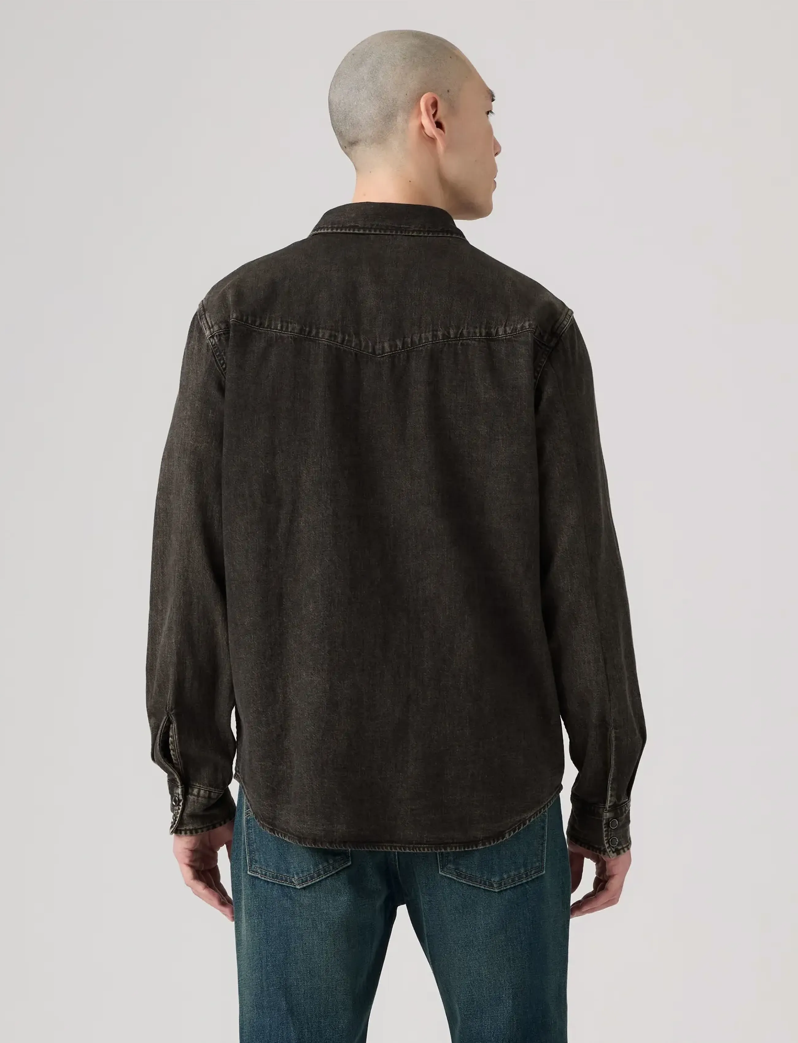 Levi's® - RELAXED FIT WESTERN SF CHOCOLA - denim shirts - browns - 4