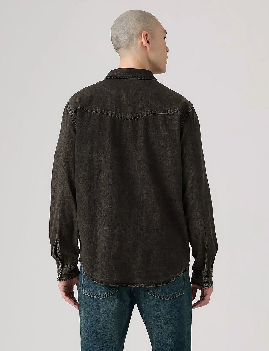 Levi's® - RELAXED FIT WESTERN SF CHOCOLA - denim shirts - browns - 4