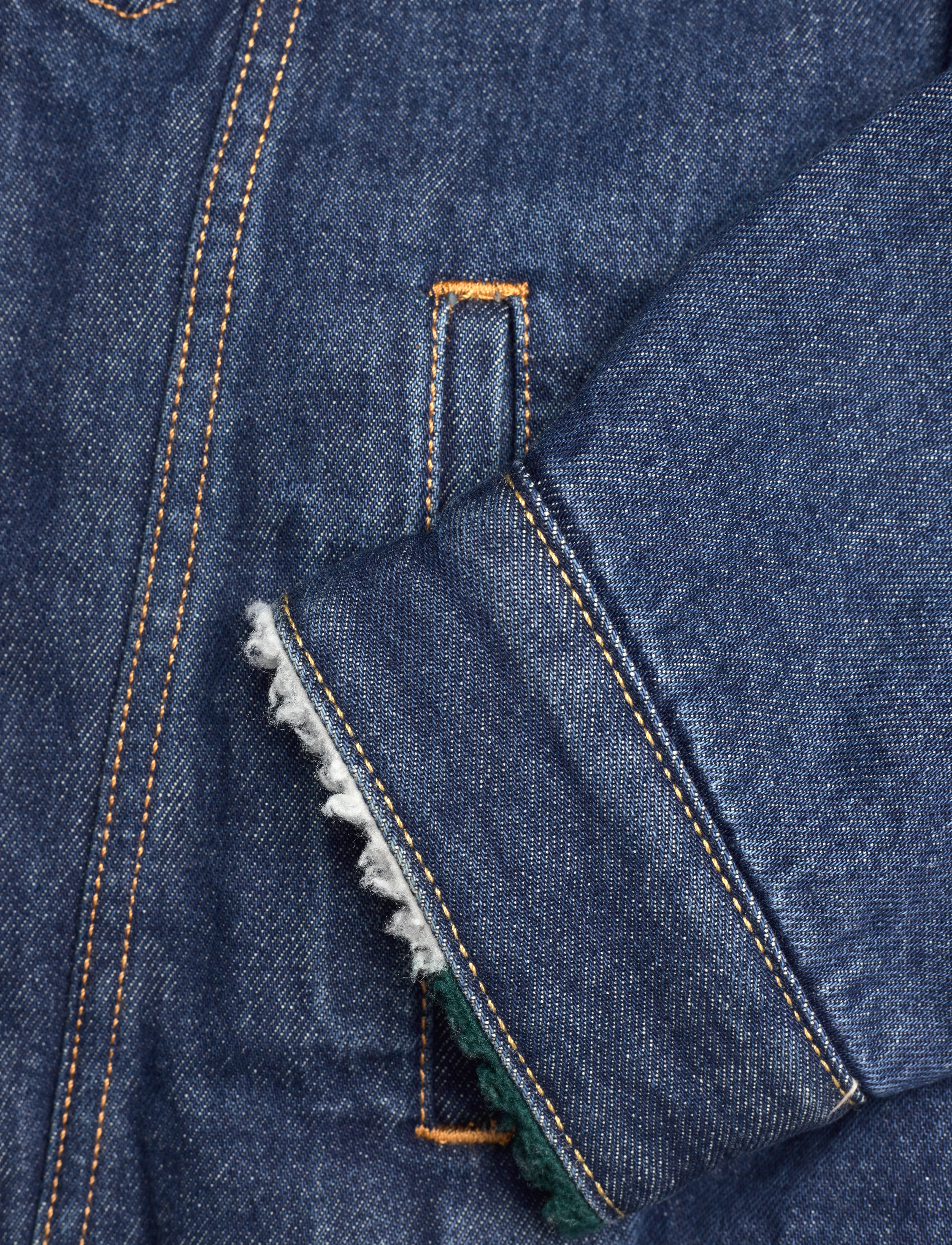 LEVI´S Men - REV. VTG SHERPA TRUCKER Z1332 - med indigo - worn in - 3