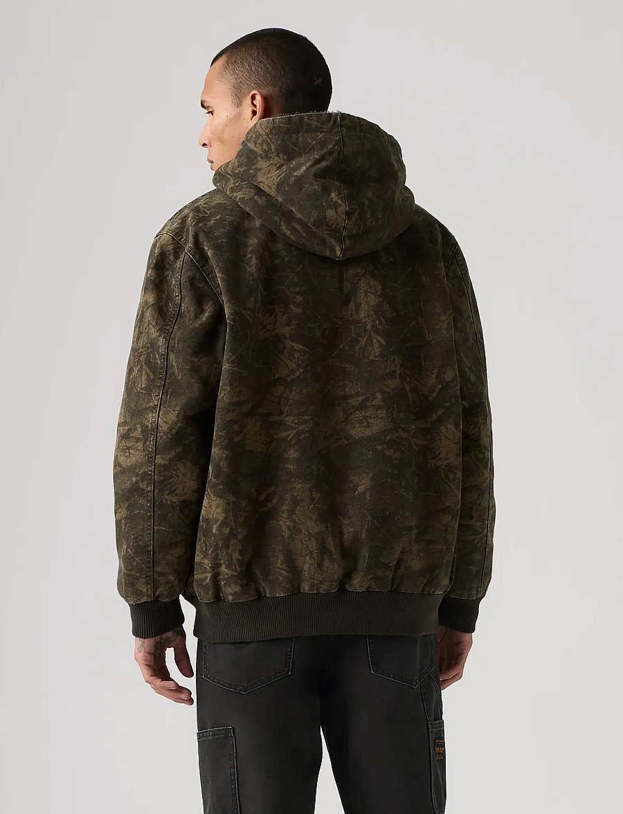 Levi's® - POTRERO DENIM HOODY RALEIGH CA - voodriga teksatagid - greens - 4
