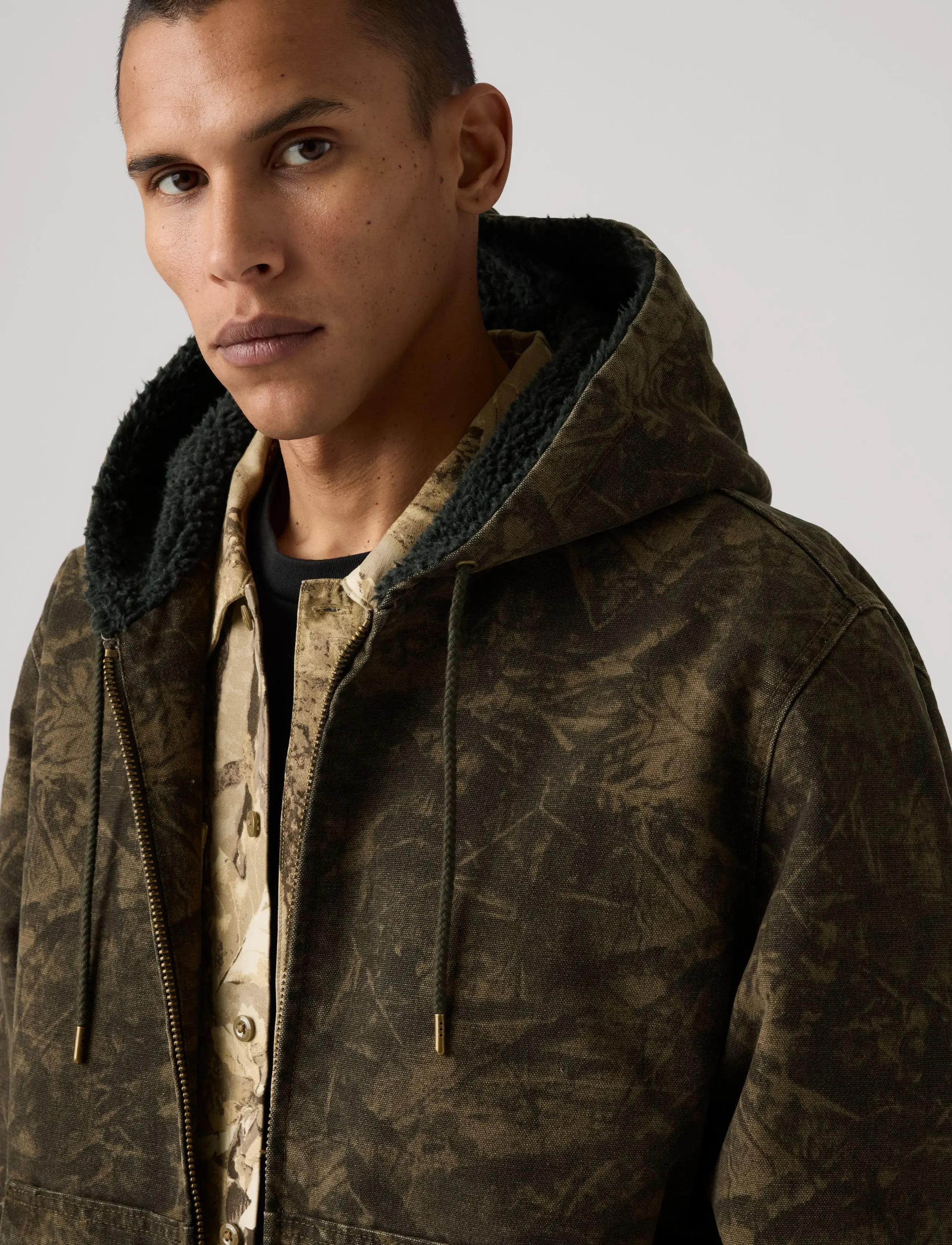 Levi's® - POTRERO DENIM HOODY RALEIGH CA - greens - 5
